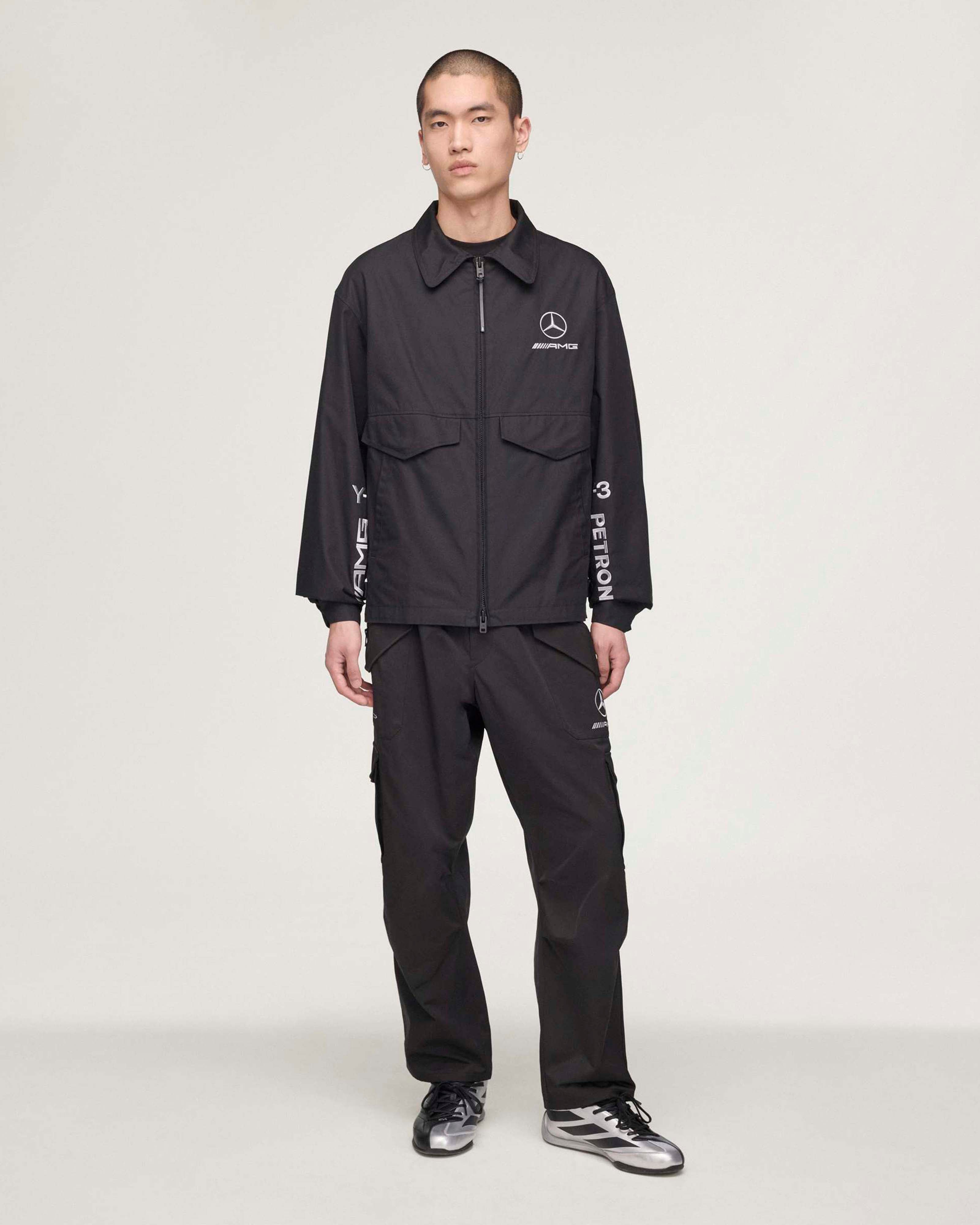 Y-3 Wolf Jacket - Black (2026) | Mercedes-AMG PETRONAS F1 Team x
