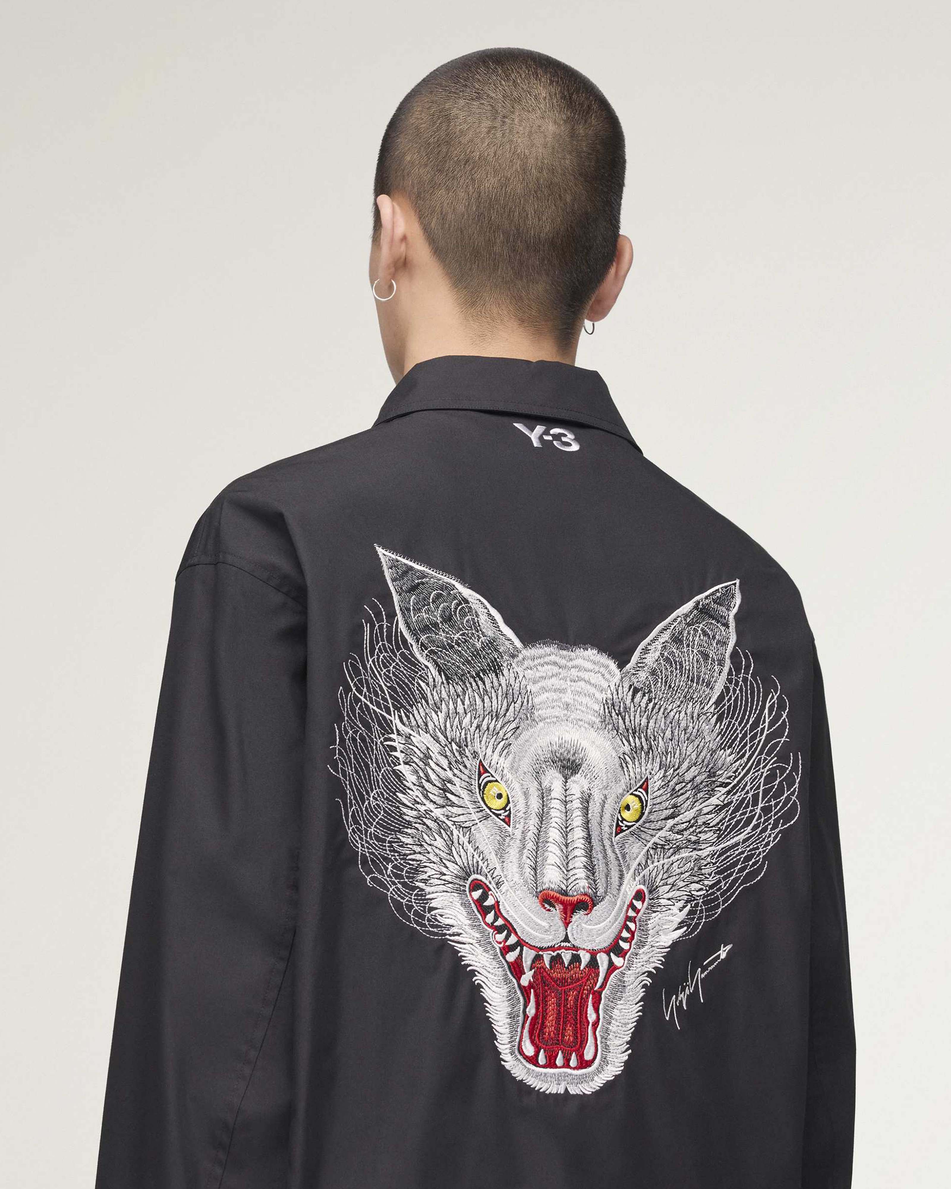 Y-3 Wolf Jacket - Black (2026) | Mercedes-AMG PETRONAS F1 Team x