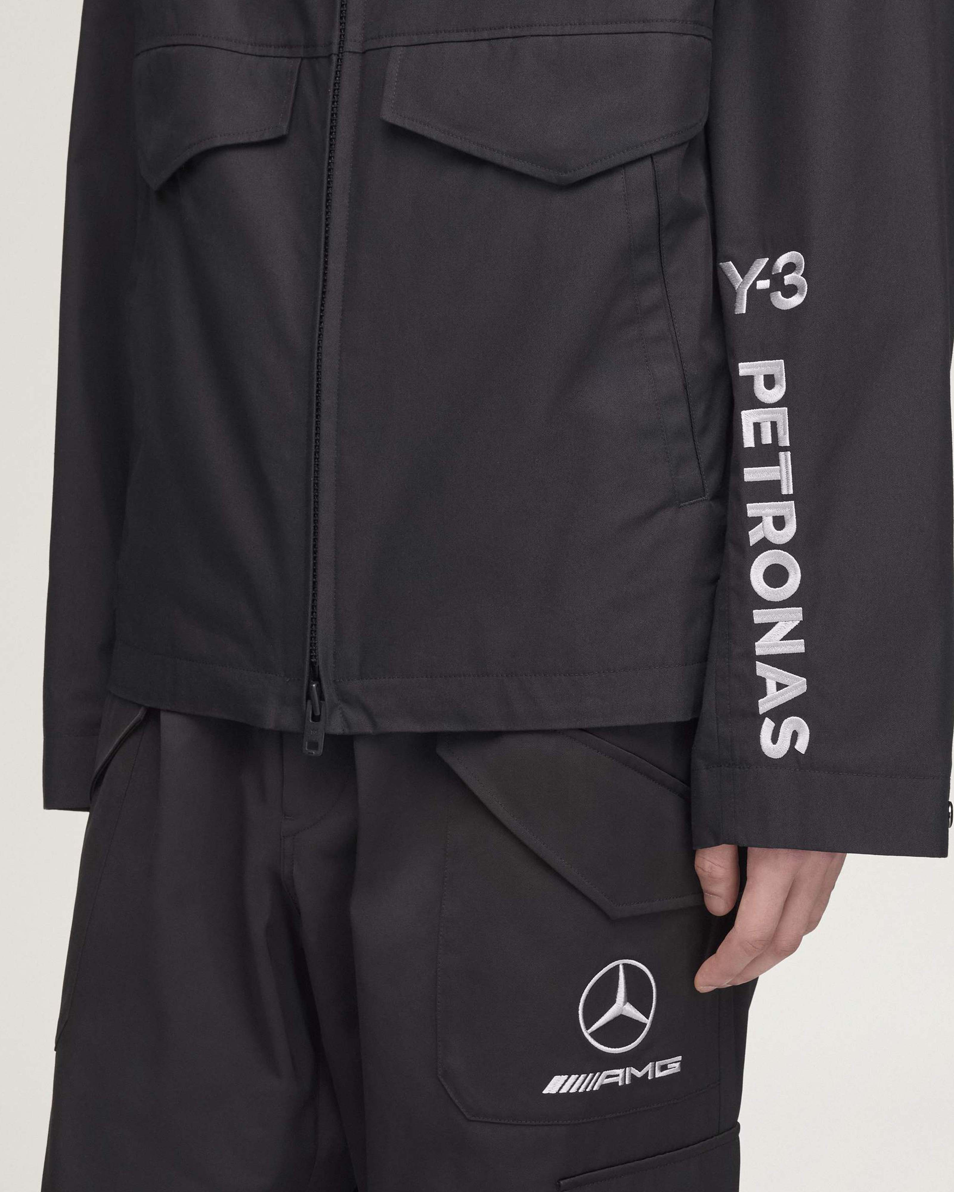 Y-3 Wolf Jacket - Black (2026) | Mercedes-AMG PETRONAS F1 Team x