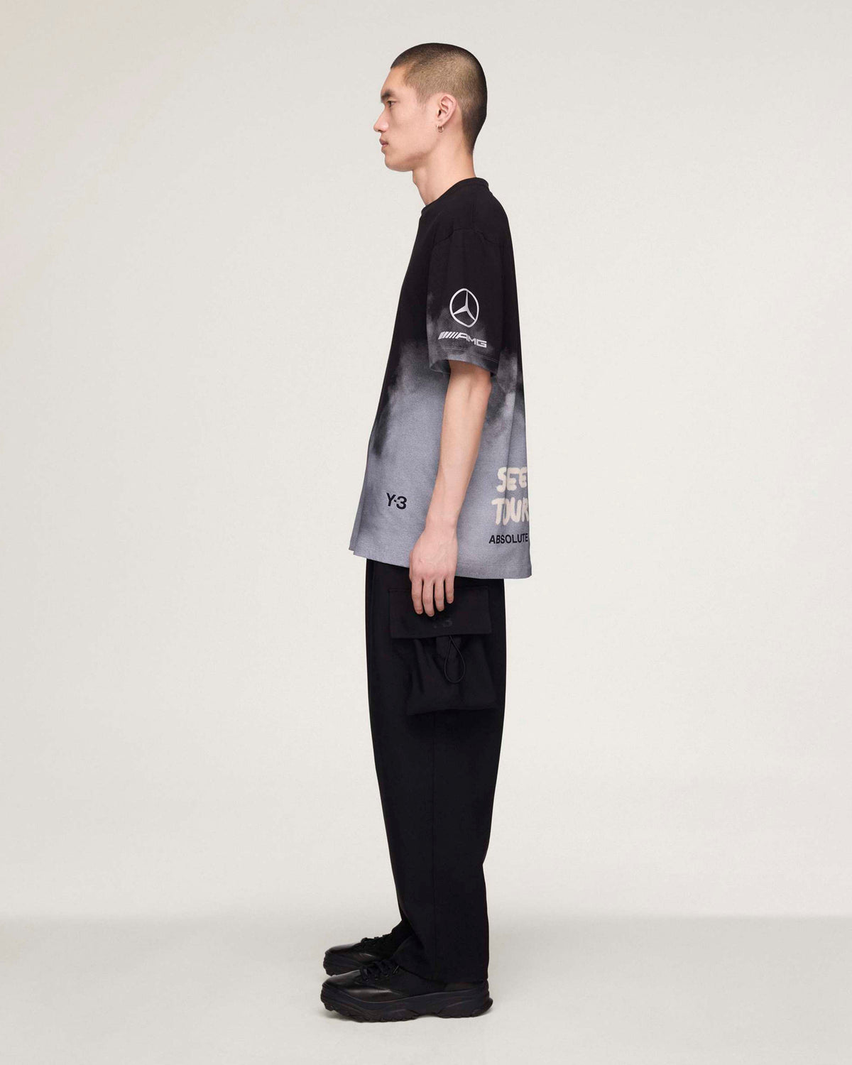 2026 Y-3 Tour T-shirt - Black | Mercedes-AMG PETRONAS F1 Team 