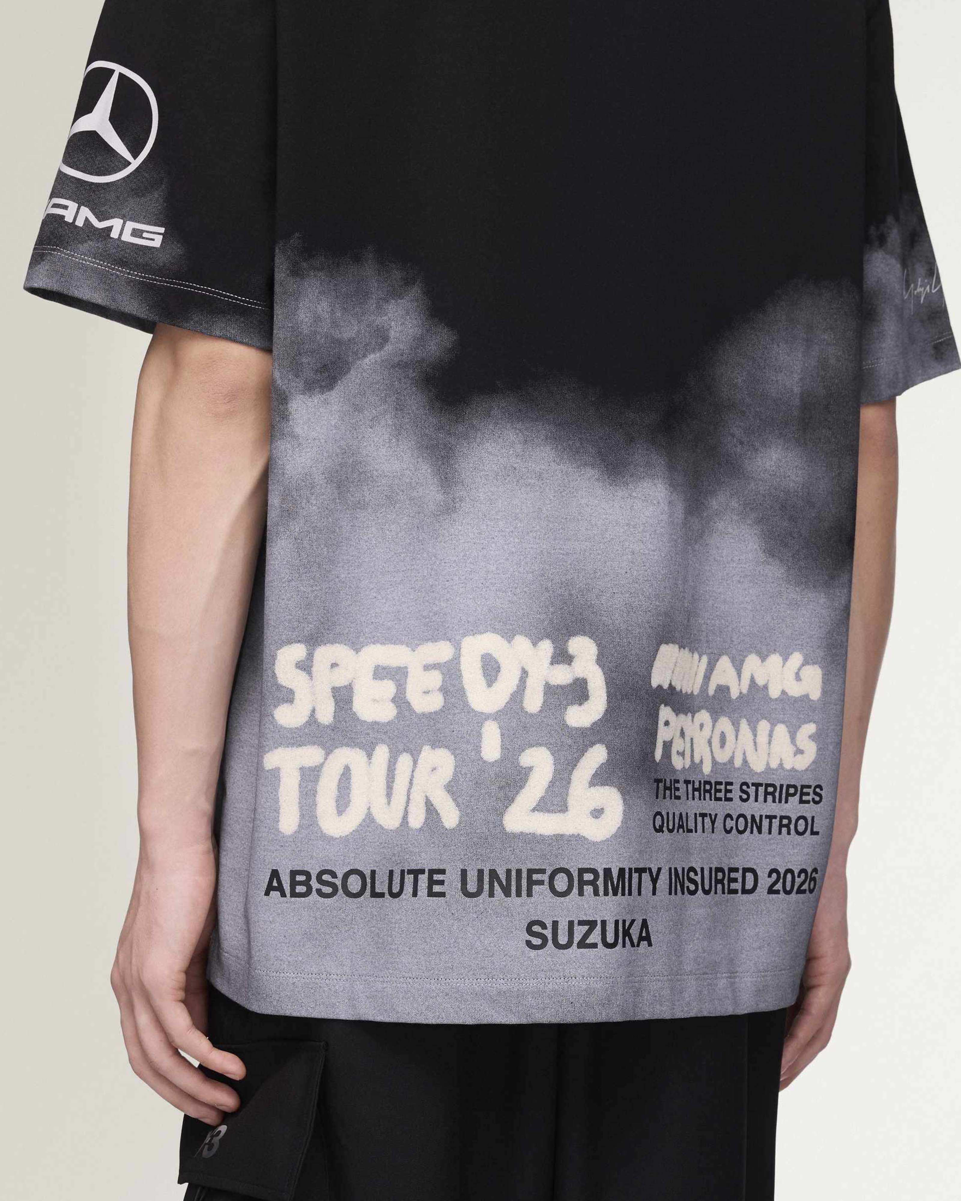 2026 Y-3 Tour T-shirt - Black | Mercedes-AMG PETRONAS F1 Team