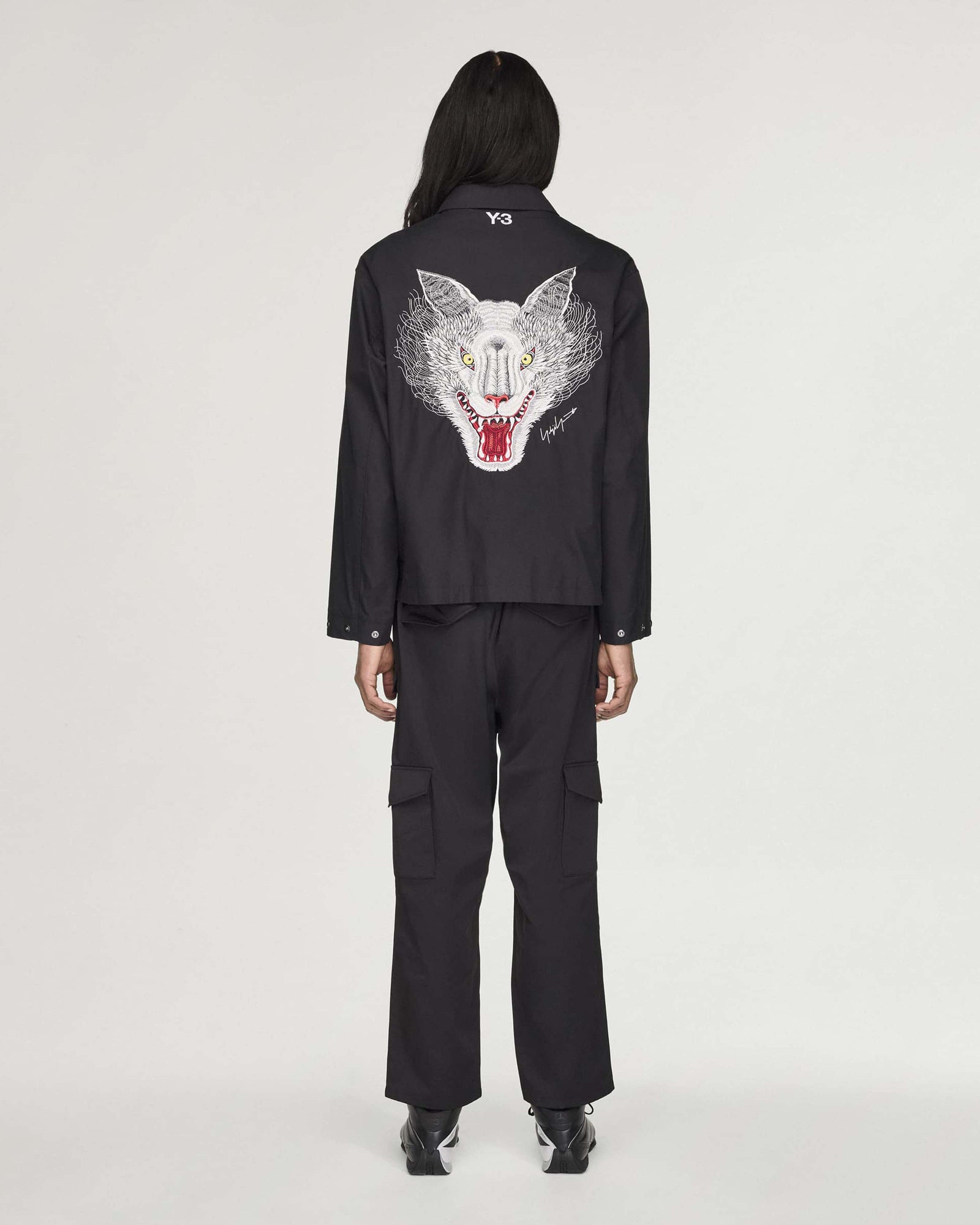 Y-3 Cargo Trousers Black