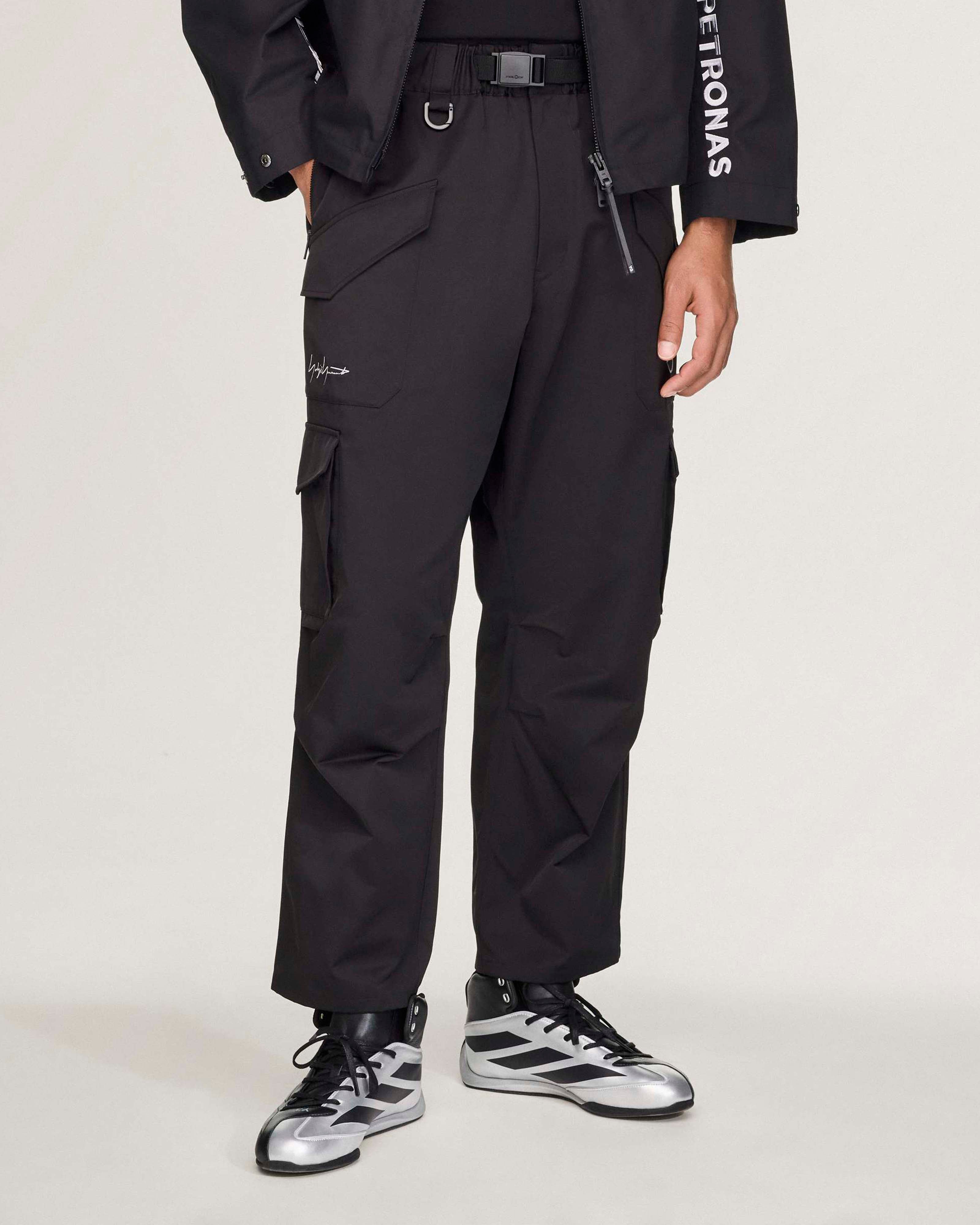 Y-3 Cargo Pants - Black (2026) | Mercedes-AMG PETRONAS F1 Team x