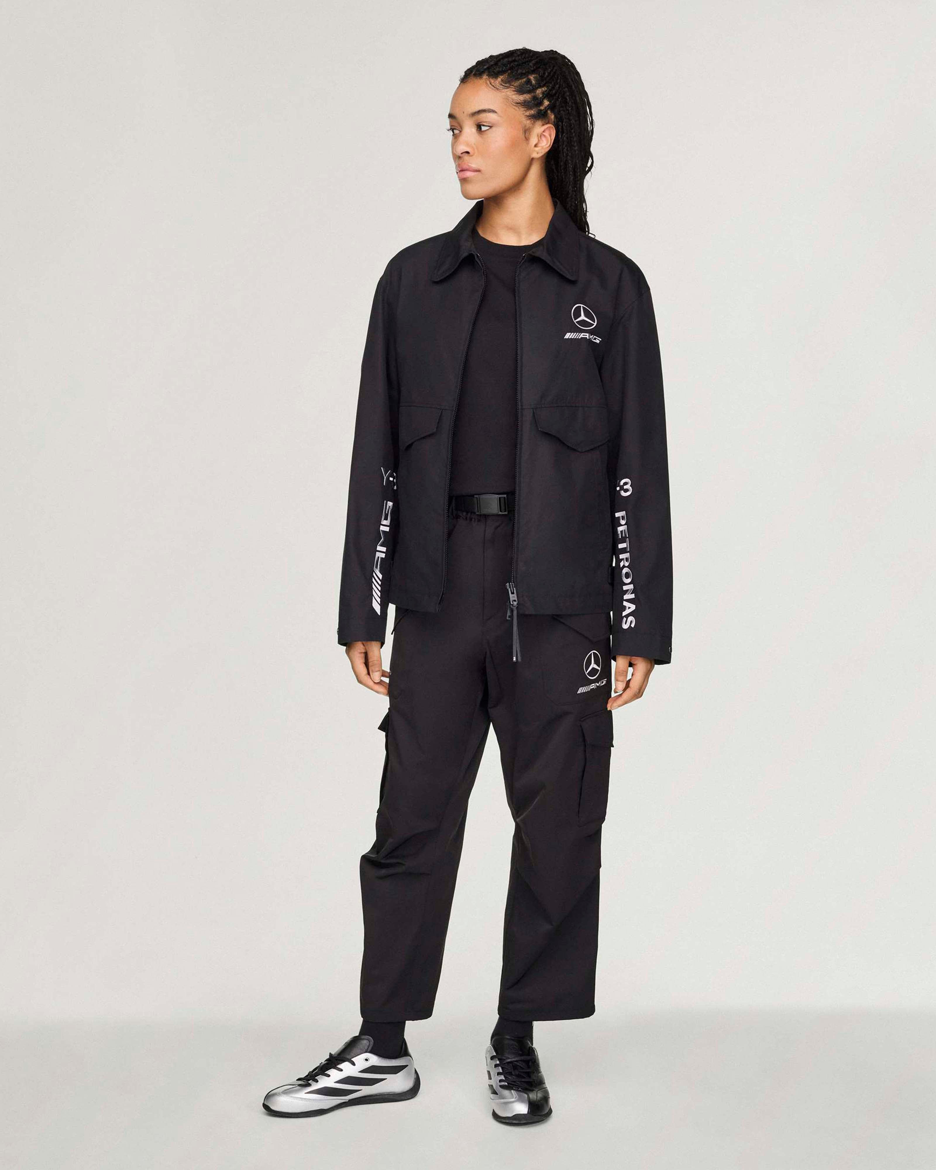 Y-3 Cargo Pants - Black (2026) | Mercedes-AMG PETRONAS F1 Team x