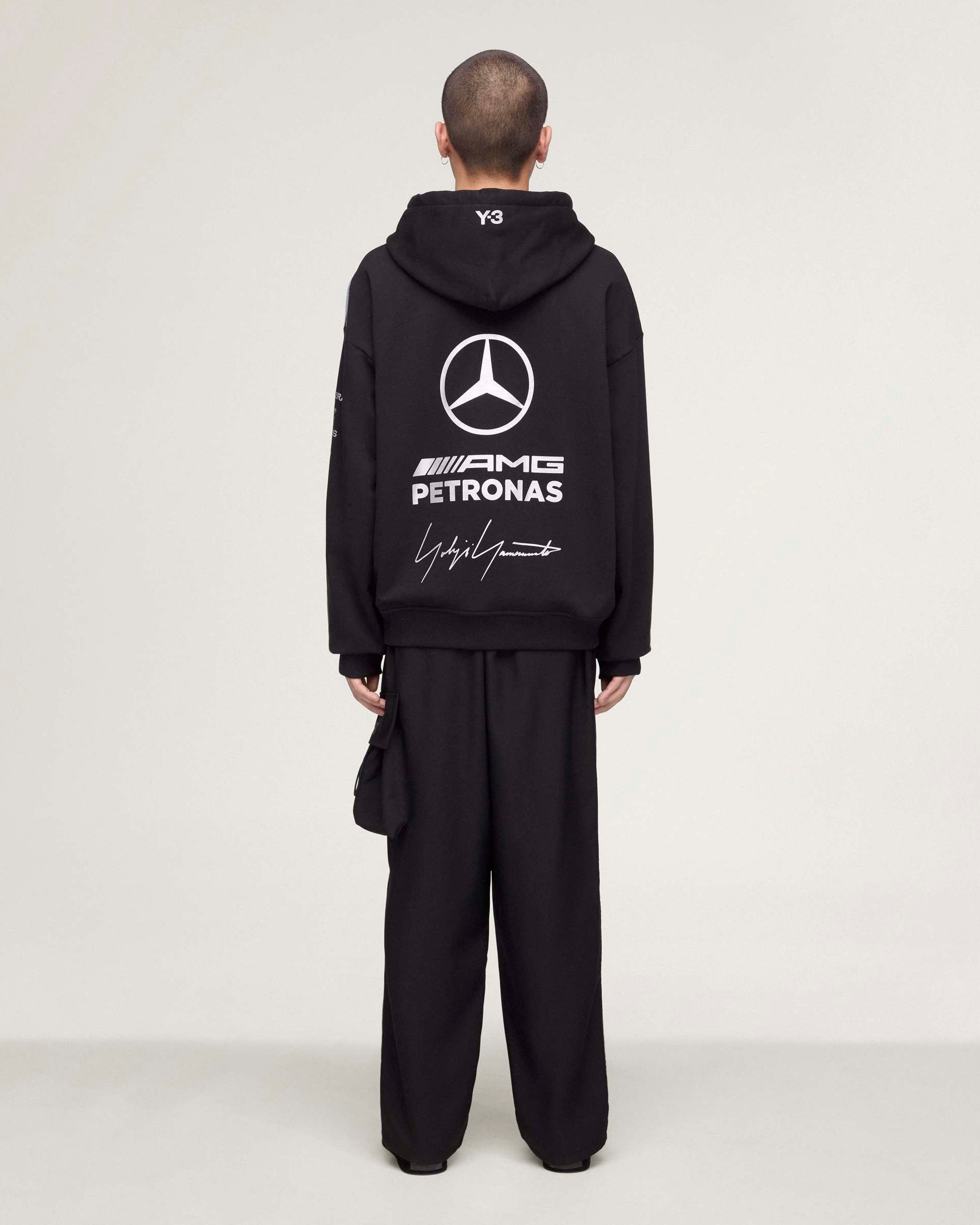 2026 Y-3 Team Hoodie - Black | Official Mercedes-AMG PETRONAS F1