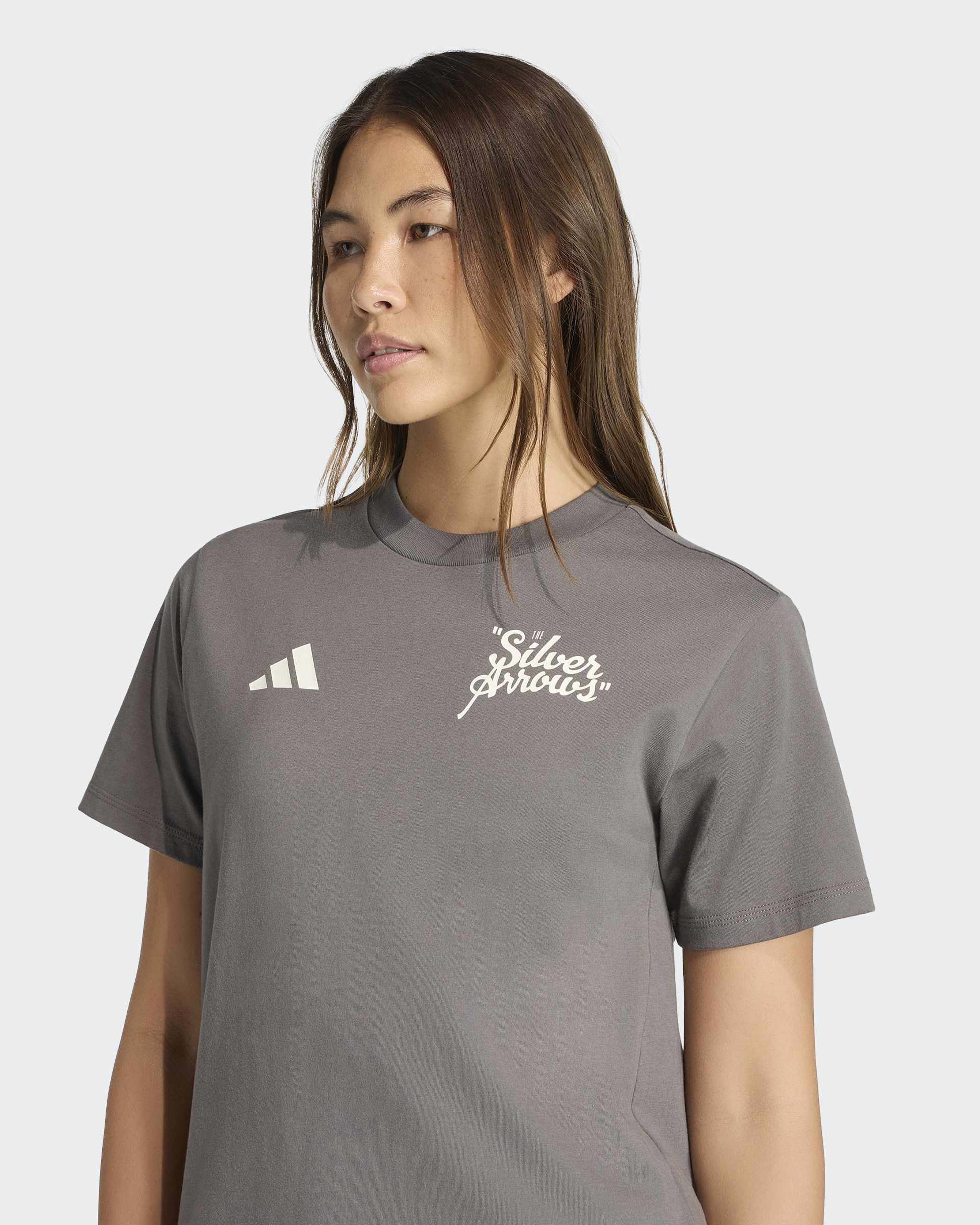 Womens Silver Arrows Heritage T-shirt Grey