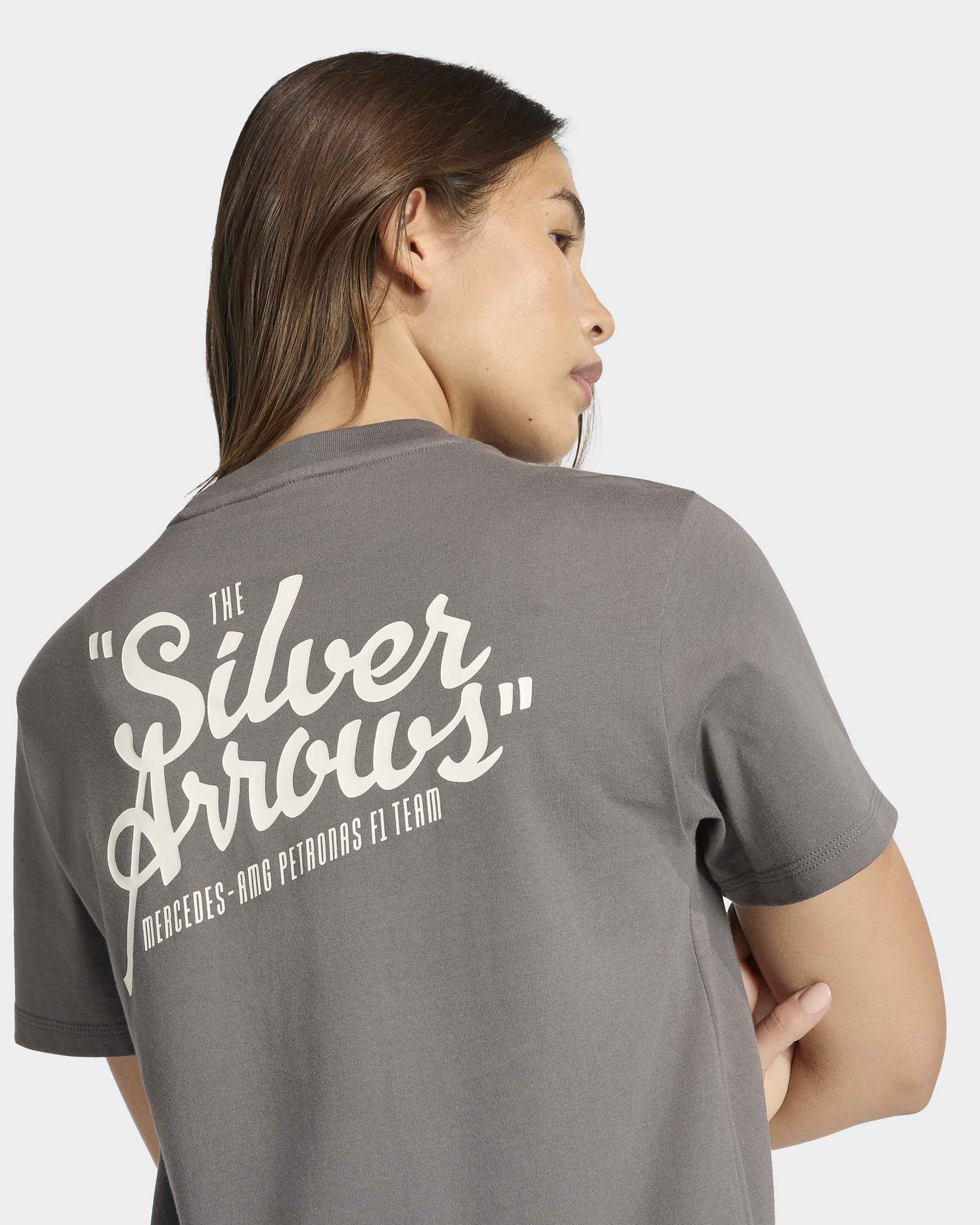 Womens Silver Arrows Heritage T-shirt Grey