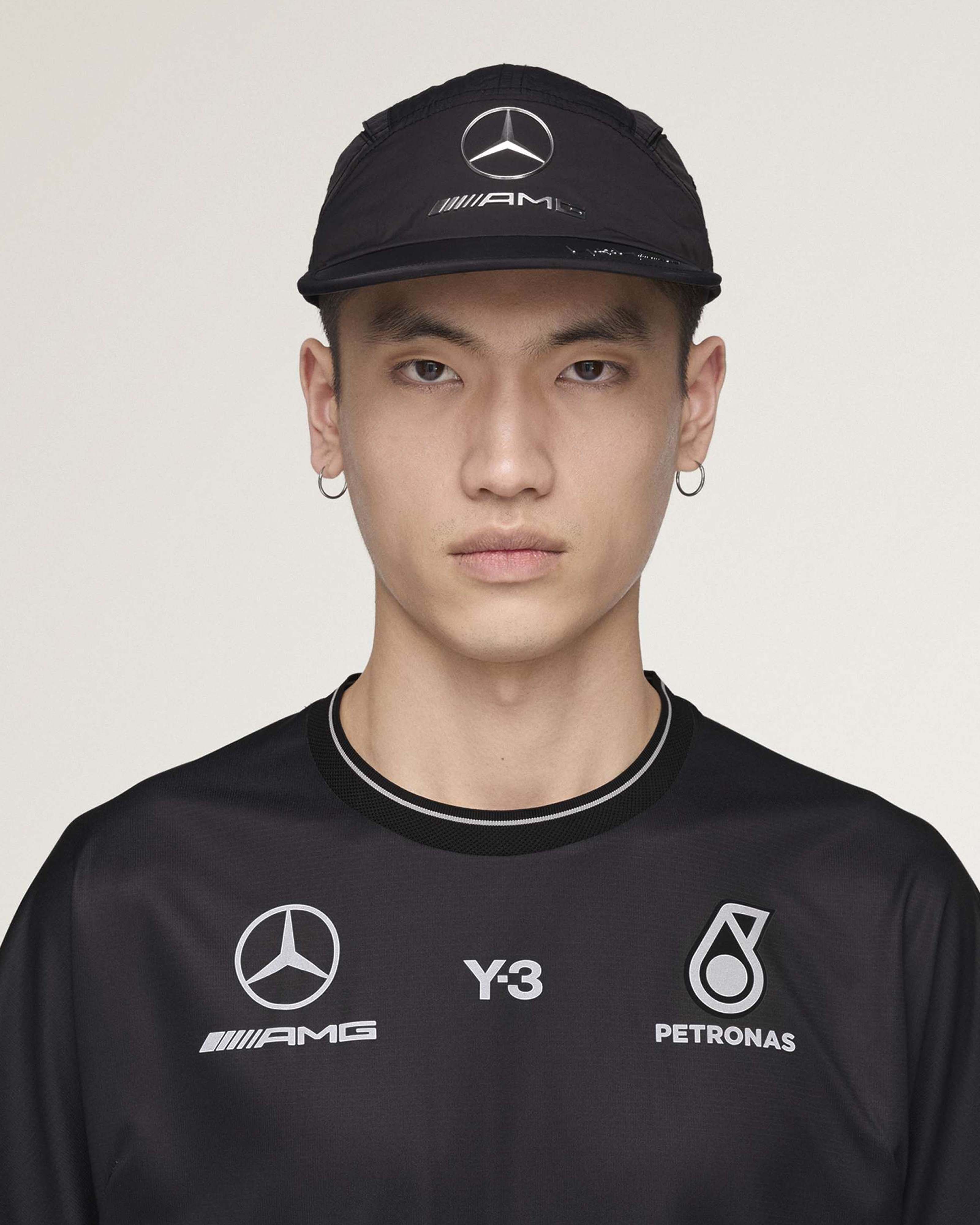 2026 Y-3 Run Cap - Black | Official Mercedes-AMG PETRONAS F1 Team