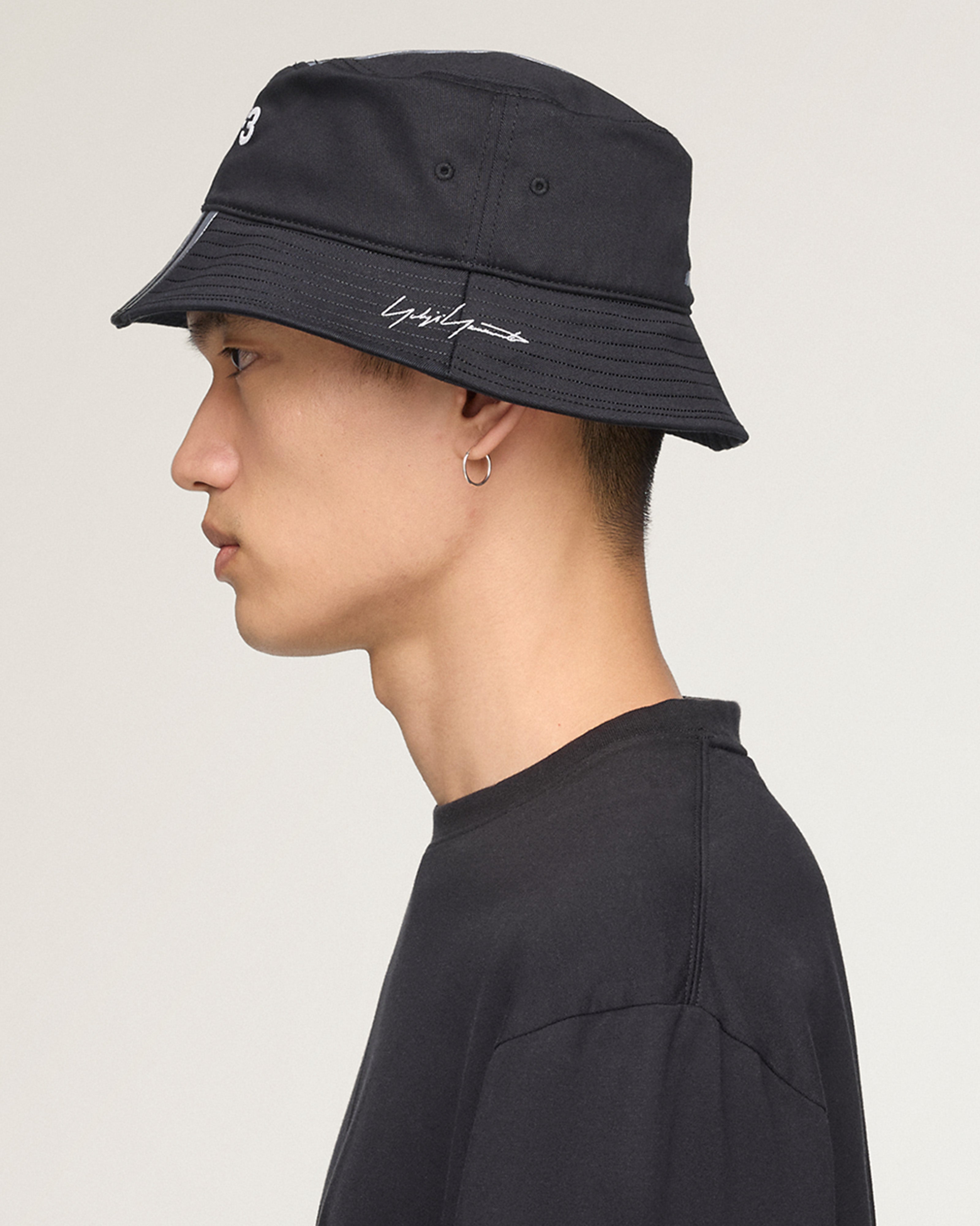 Mercedes-AMG Y-3 バケットハット ブラック Y-3 x Mercedes-AMG PETRONAS F1 Team Bucket Hat - Black | Official