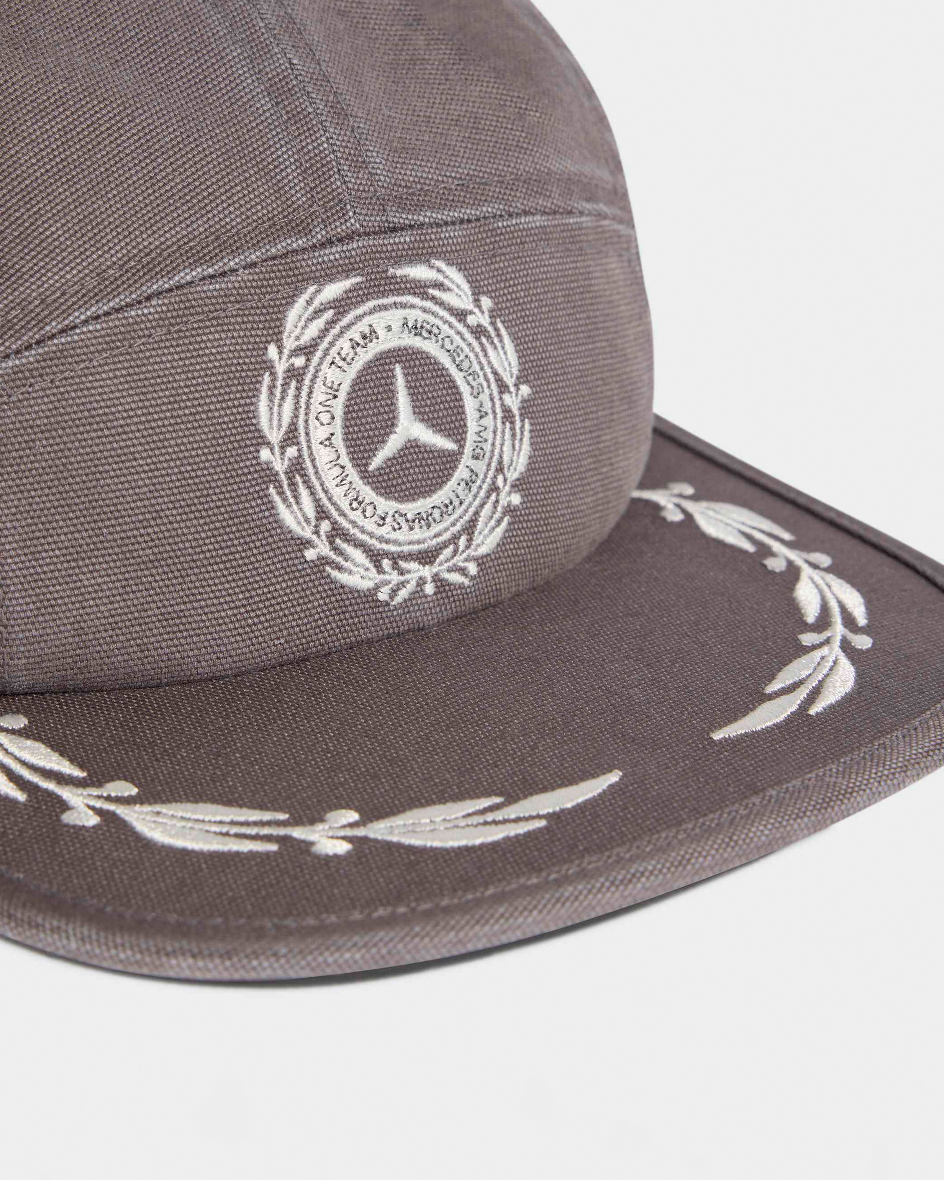 Silver Arrows 5 Panel Cap - Gray (2026) | Mercedes-AMG PETRONAS F1