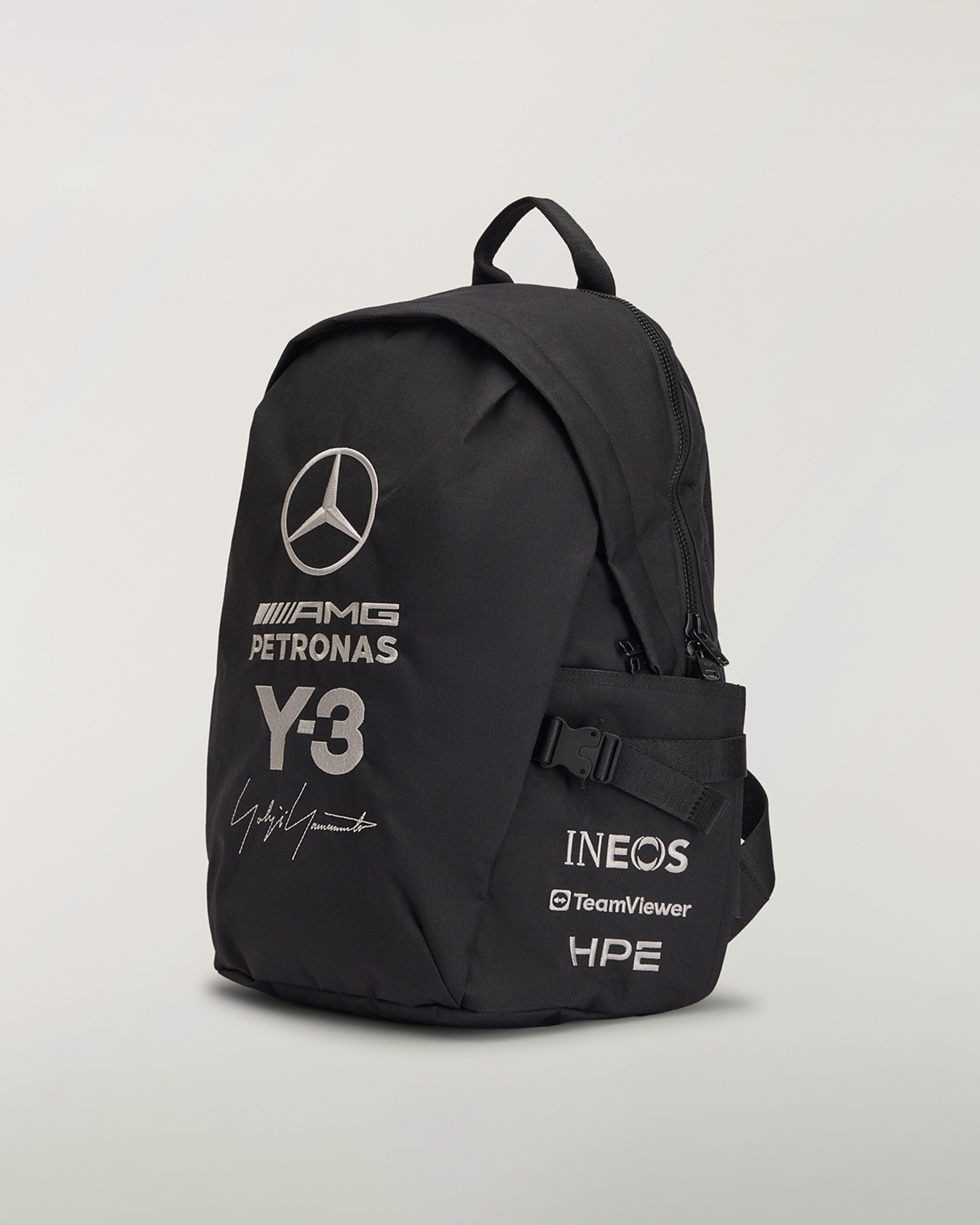Y-3 Backpack - Black (2026) | Mercedes-AMG PETRONAS F1 Team x
