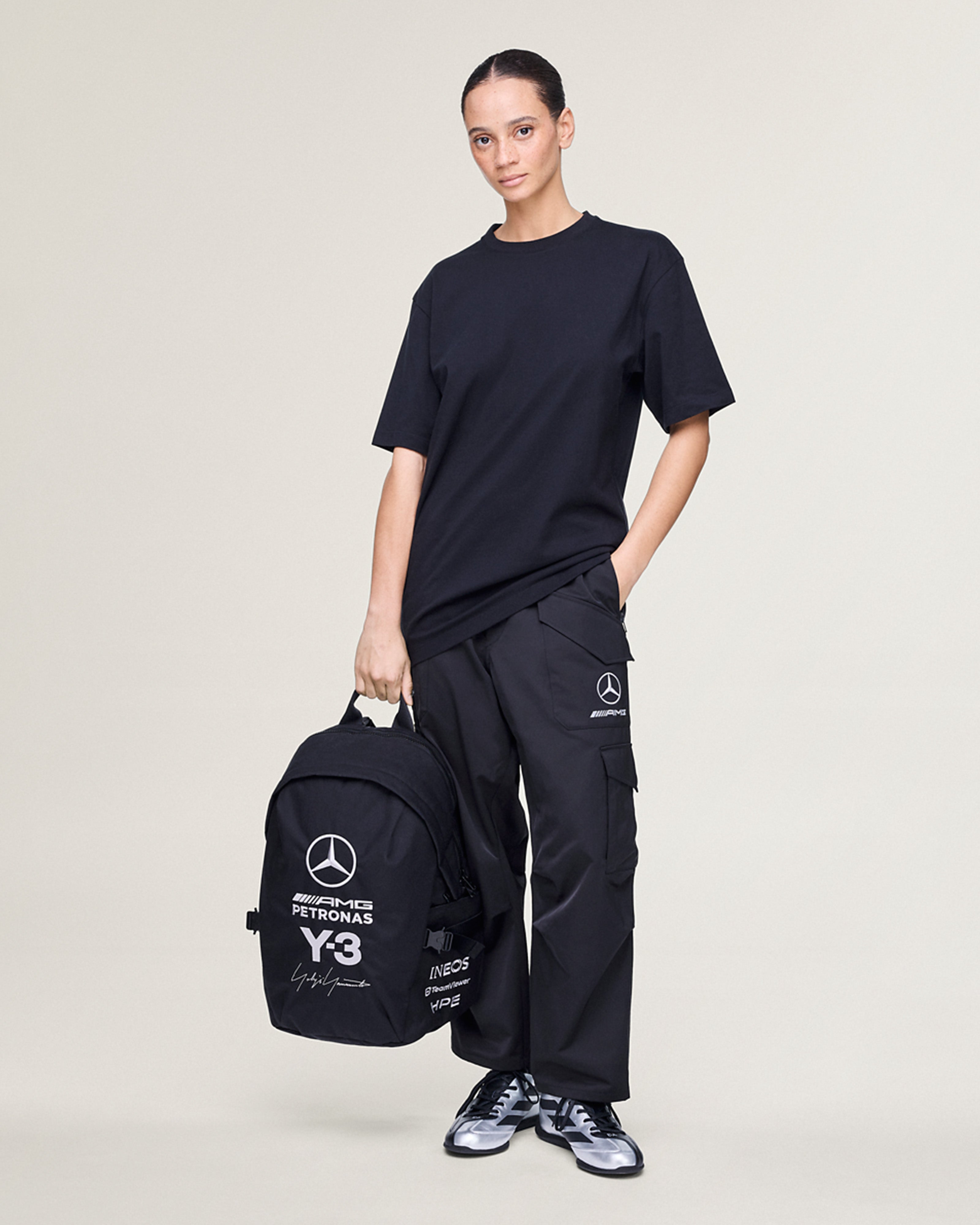 アンテプリマ Y-3 Backpack - Black (2026) | Mercedes-AMG PETRONAS F1 Team x