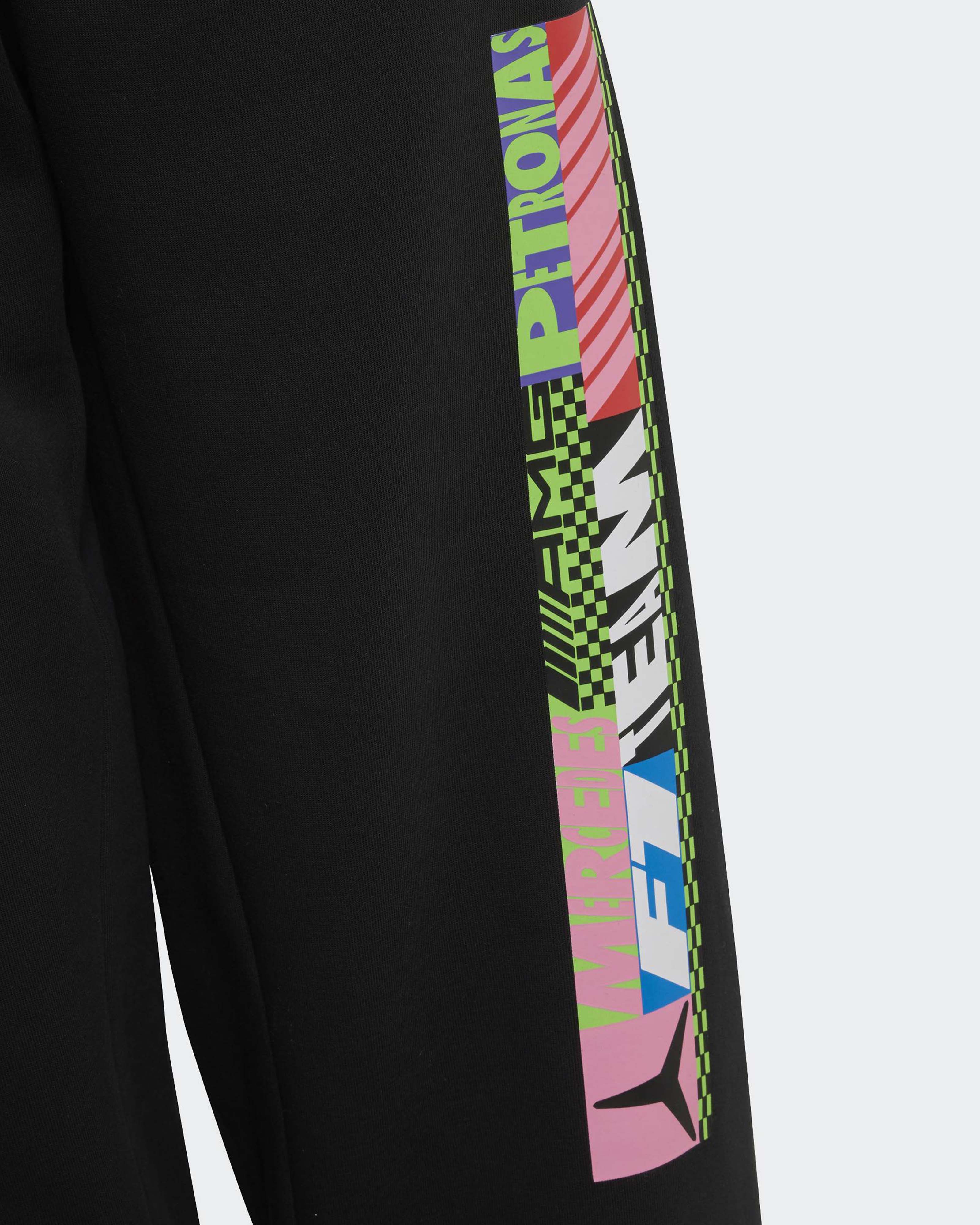 Kids Lights On Pants Black