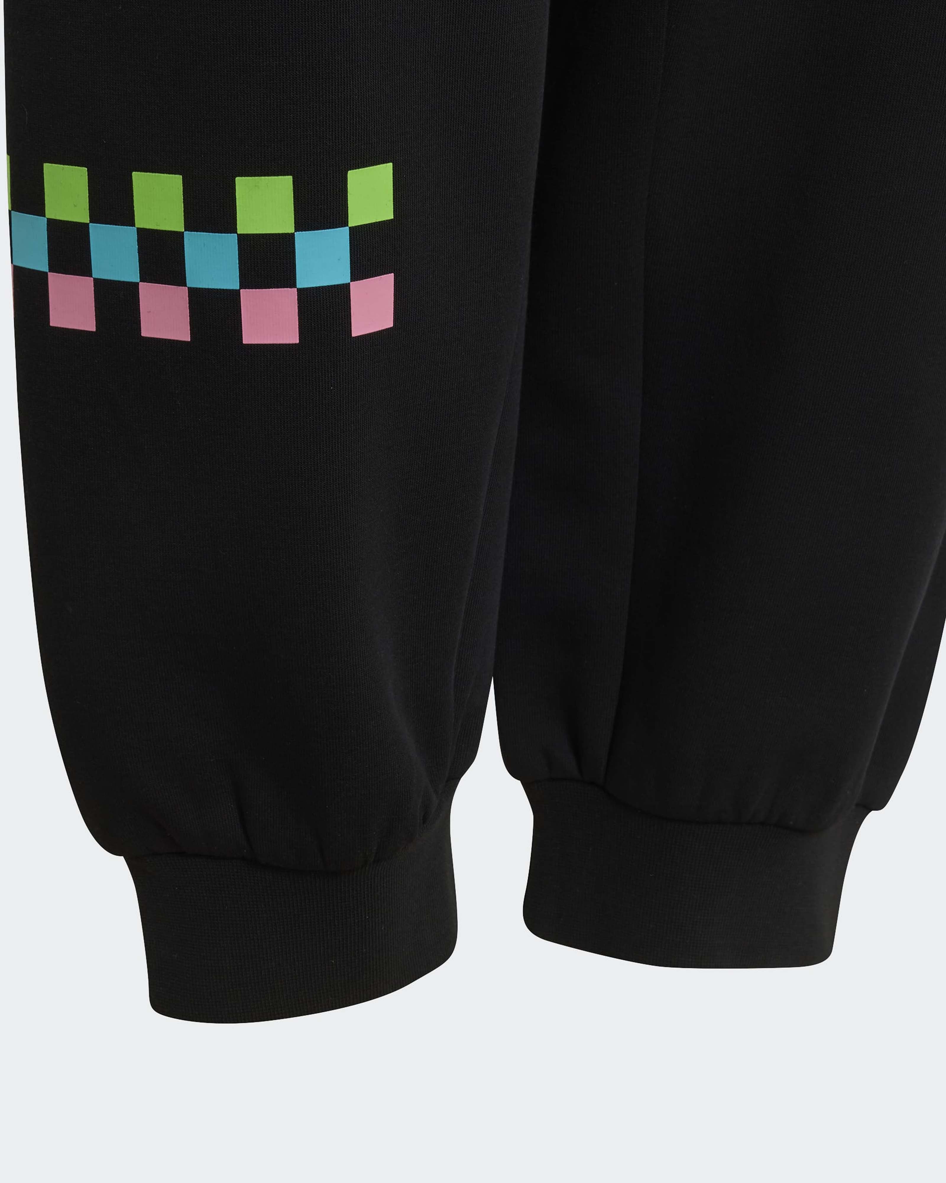 Kids Lights On Pants Black
