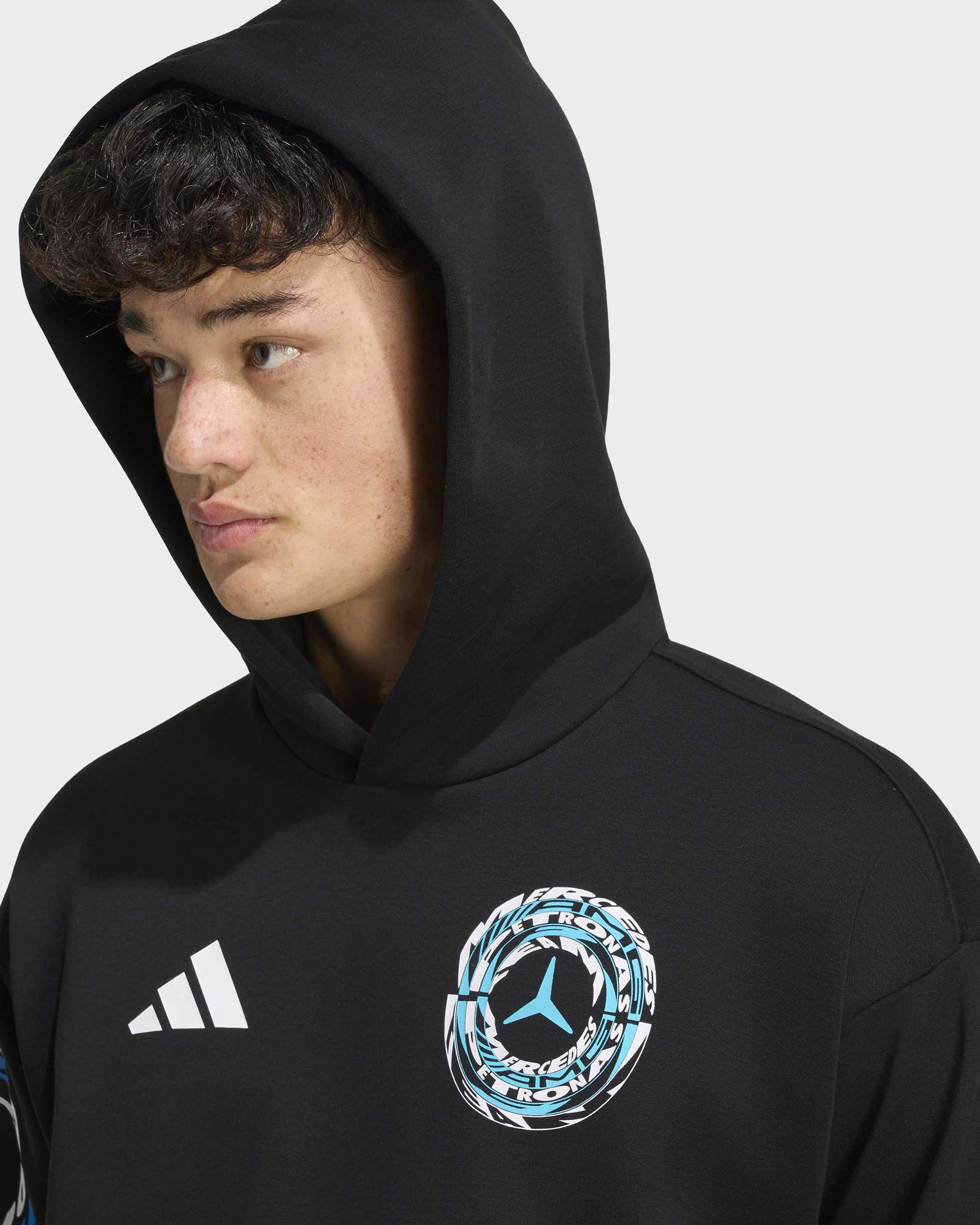 Unisex Lights On Hoody Black
