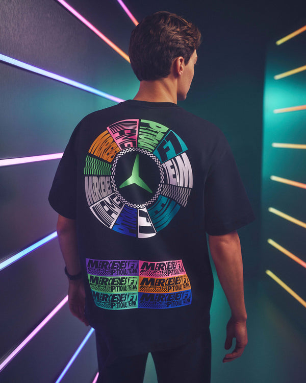 Unisex Lights On T-shirt Black