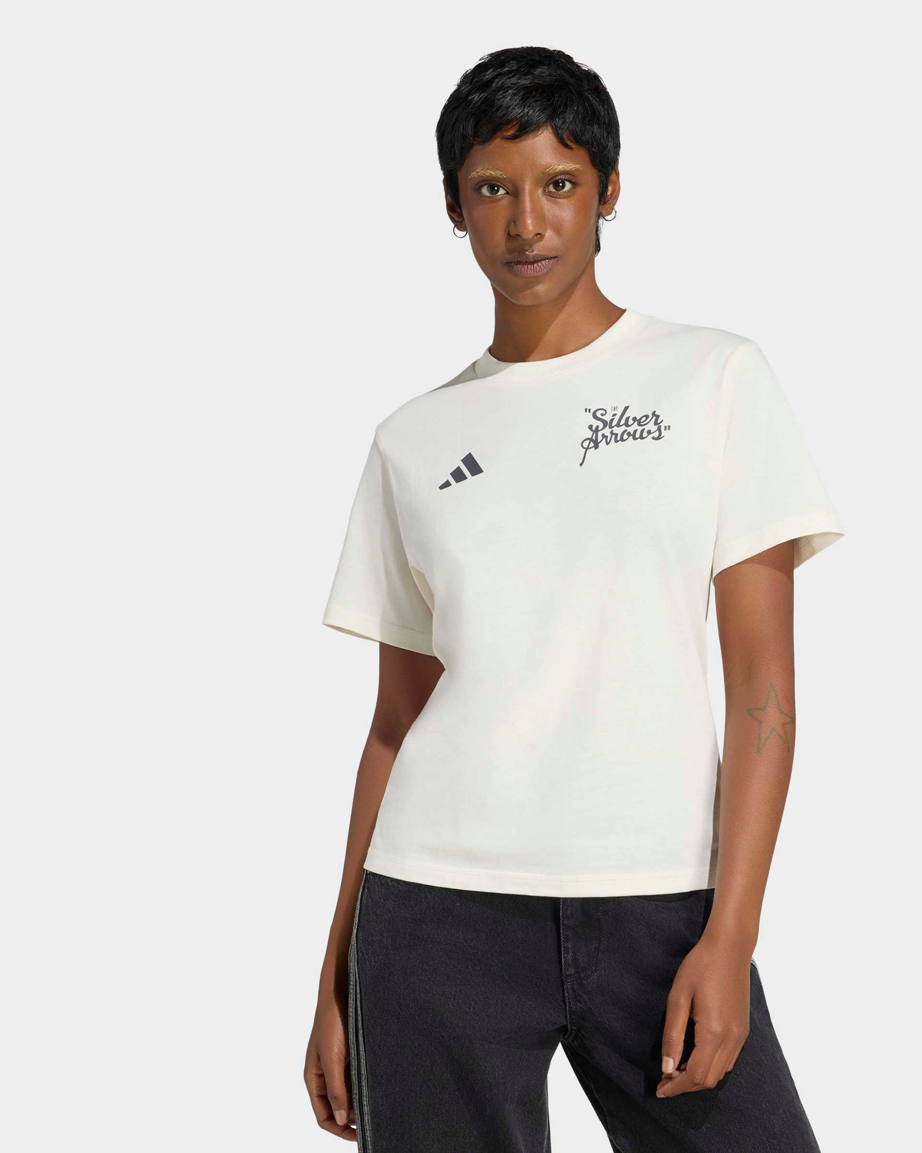 Womens Silver Arrows T-shirt Off White