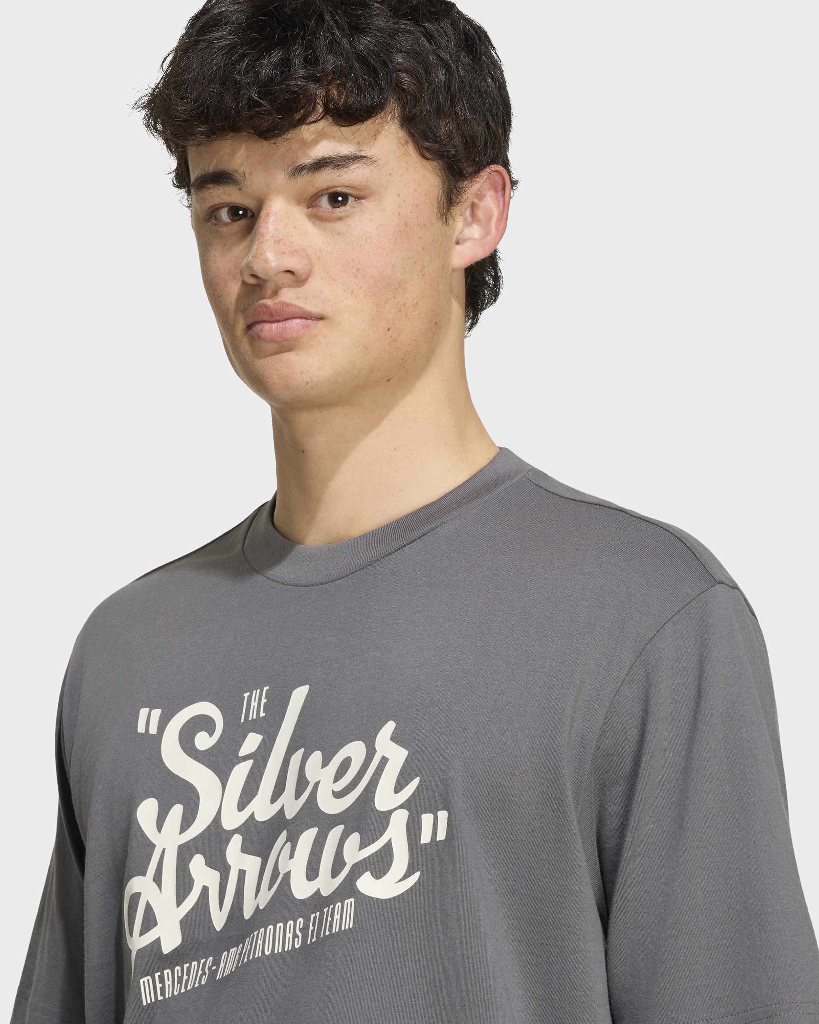 Mens Silver Arrows T-shirt Grey
