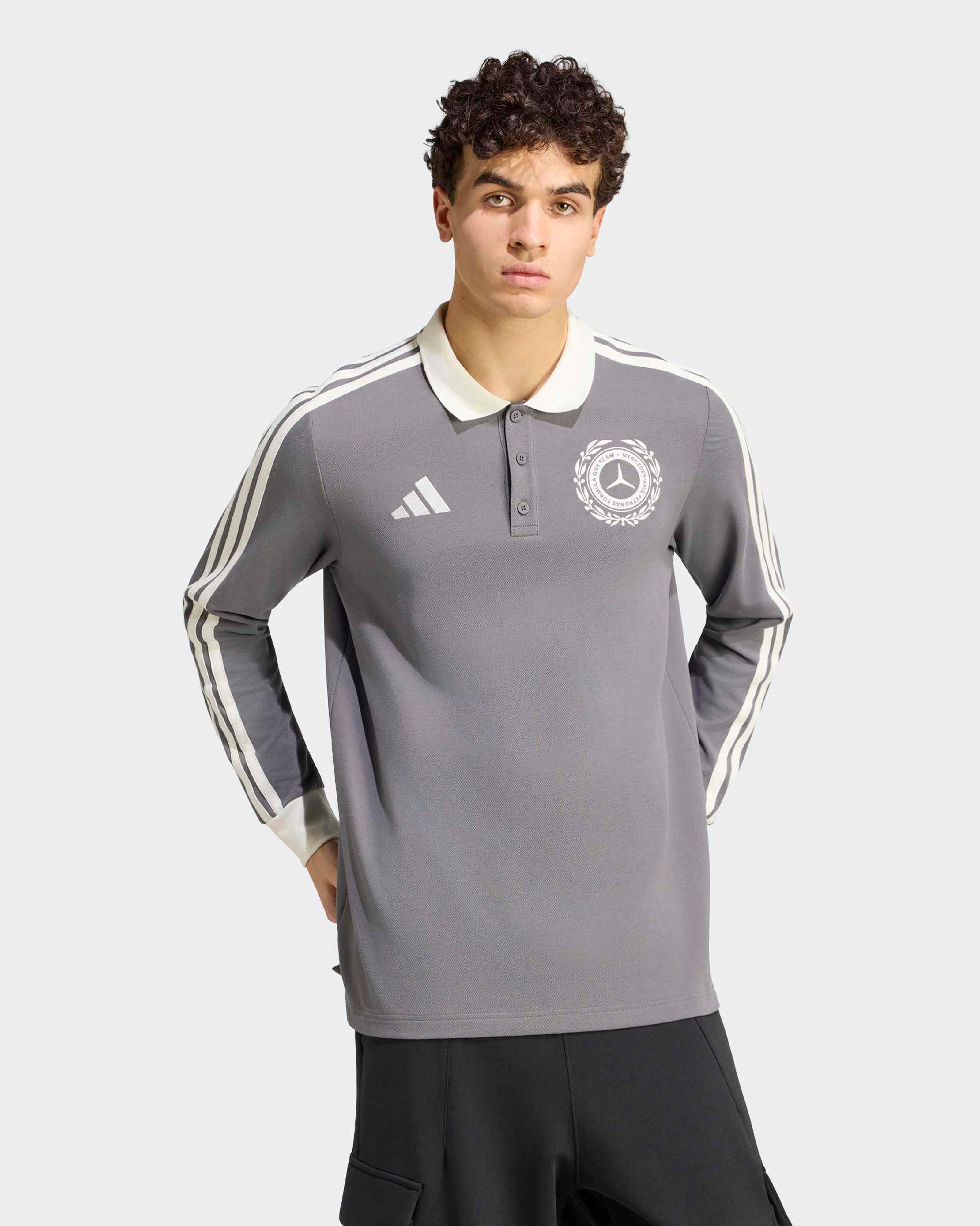 Mens Silver Arrows Icon Polo Grey