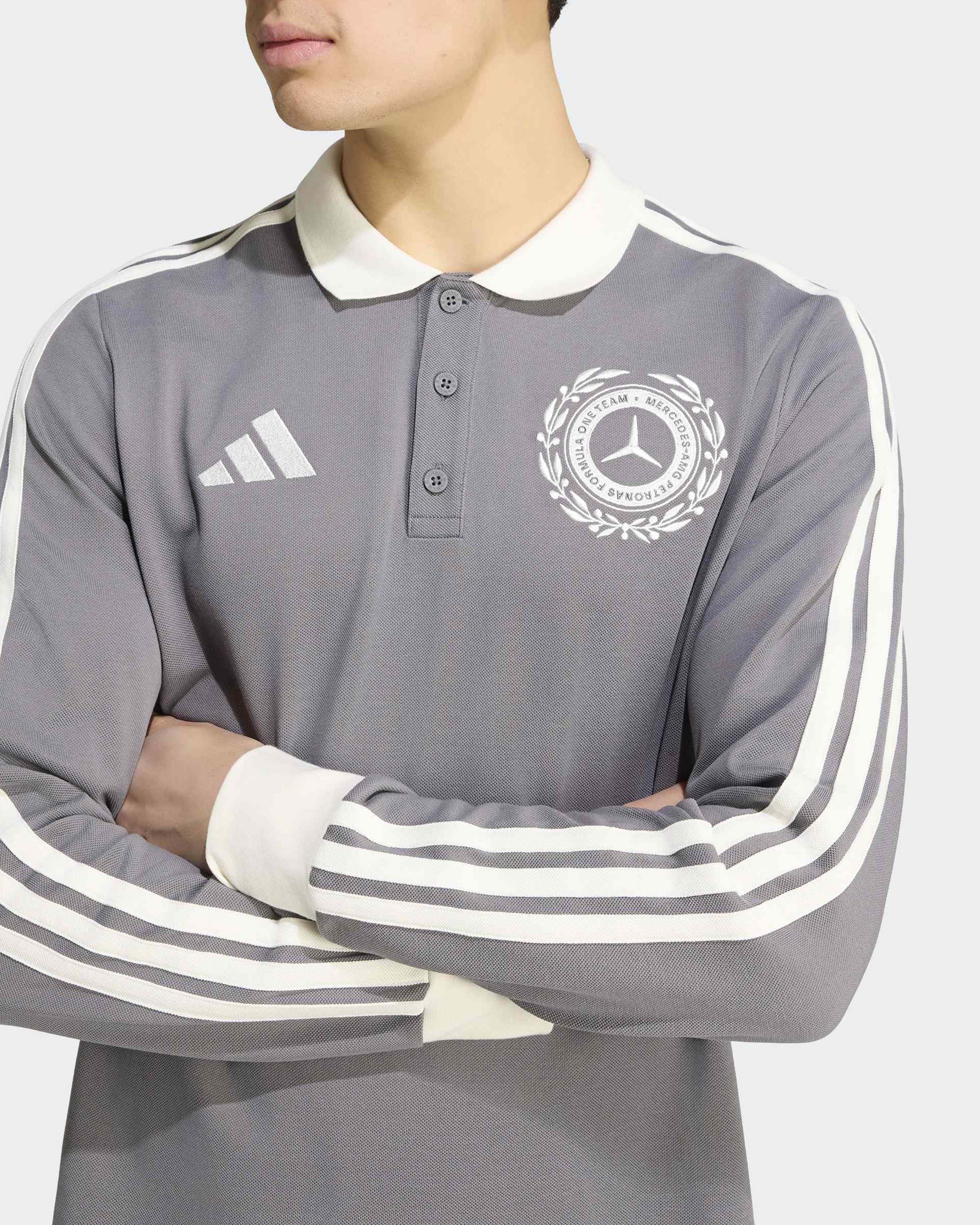 Mens Silver Arrows Icon Polo Grey