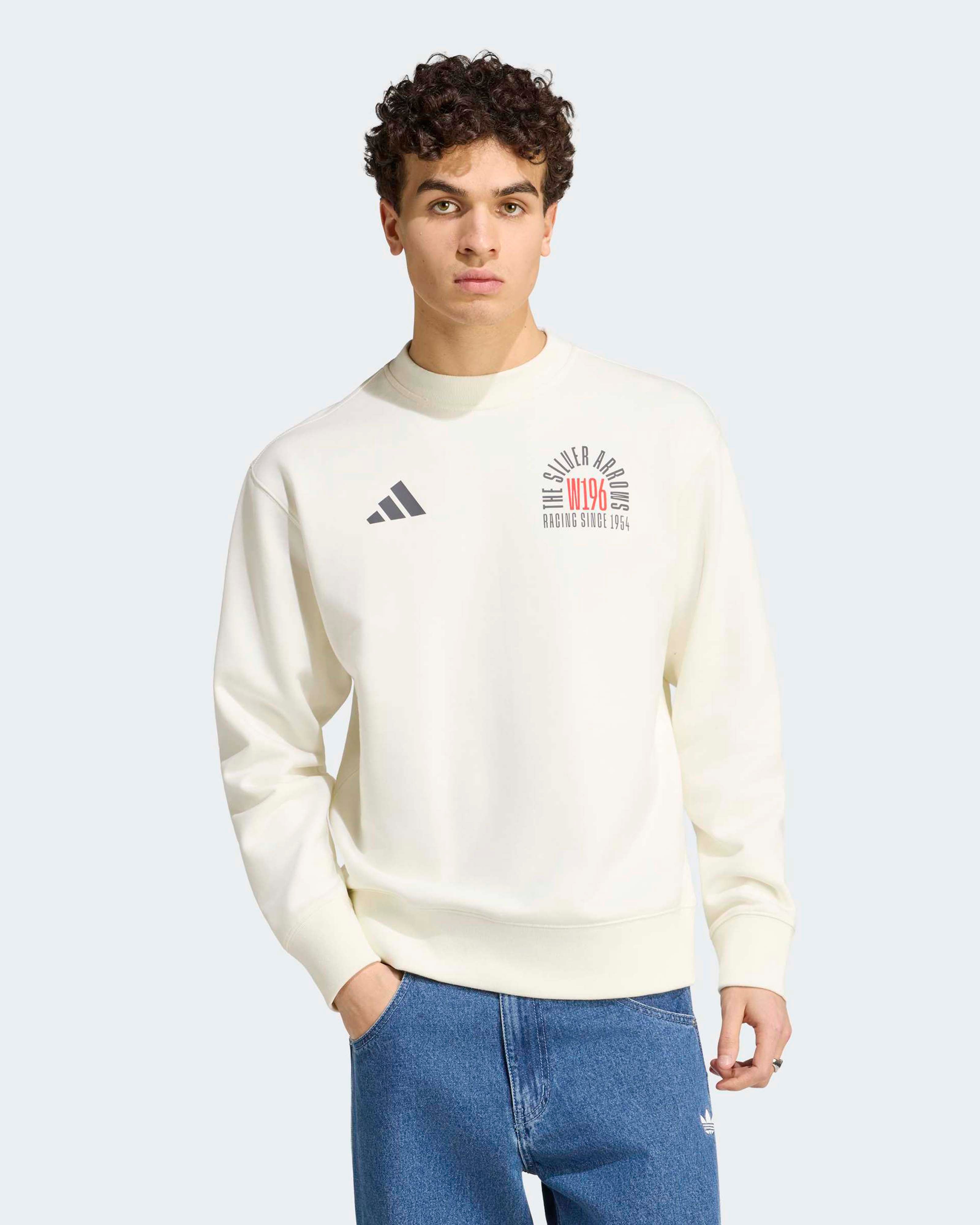 Mens Silver Arrows 1955 Sweat Top Off White