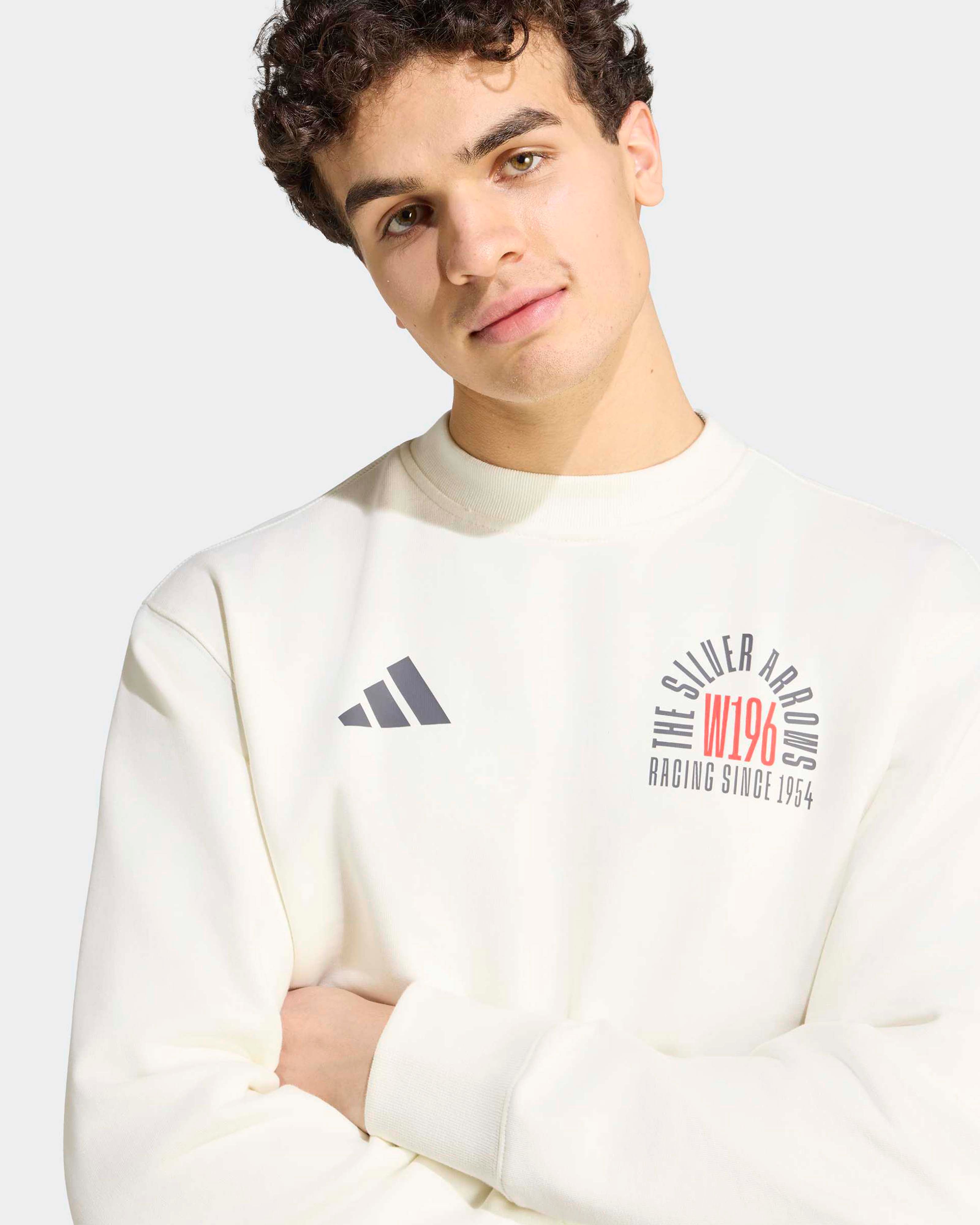 Mens Silver Arrows 1955 Sweat Top Off White