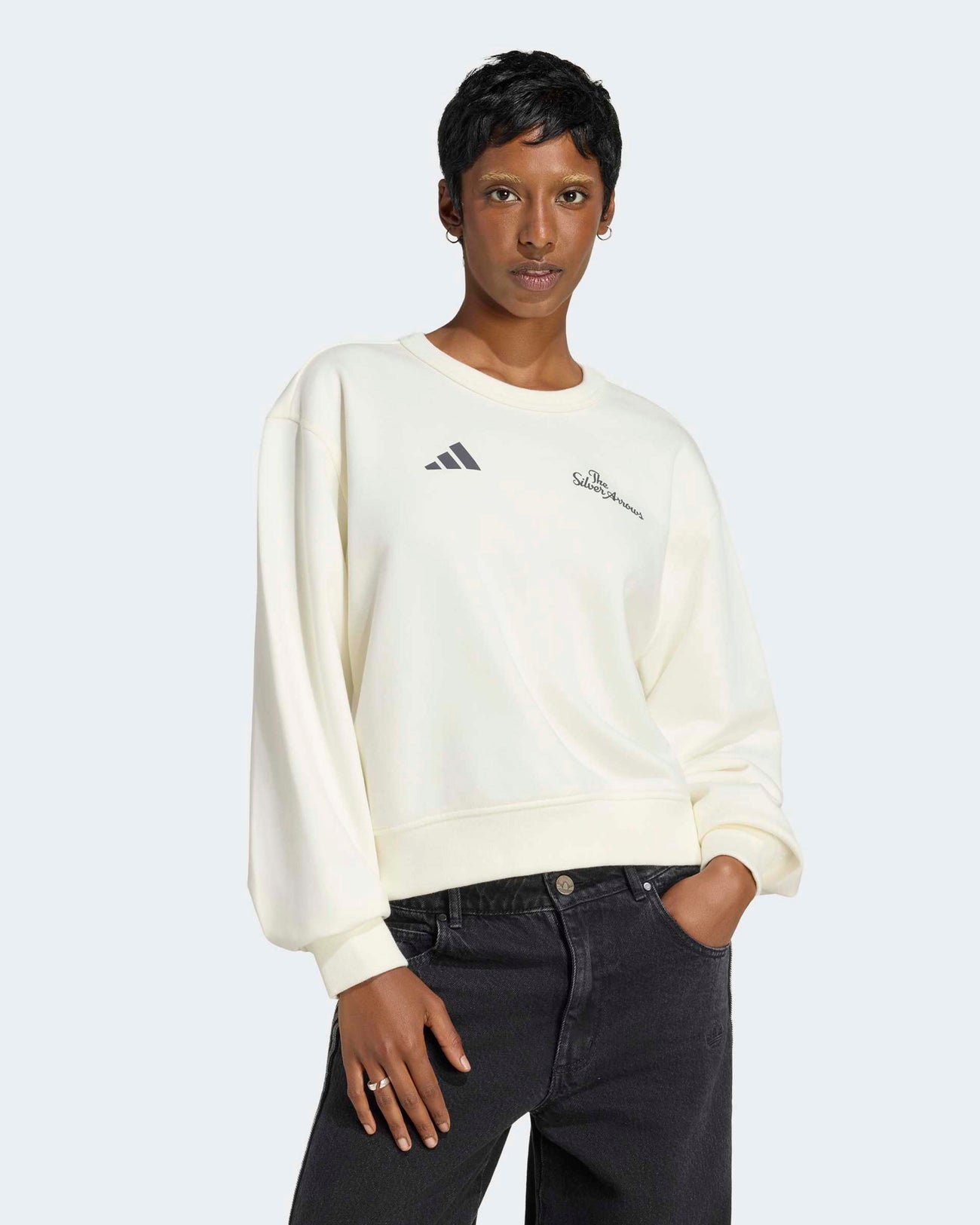 Womens Silver Arrows 1955 Sweat Top Off White