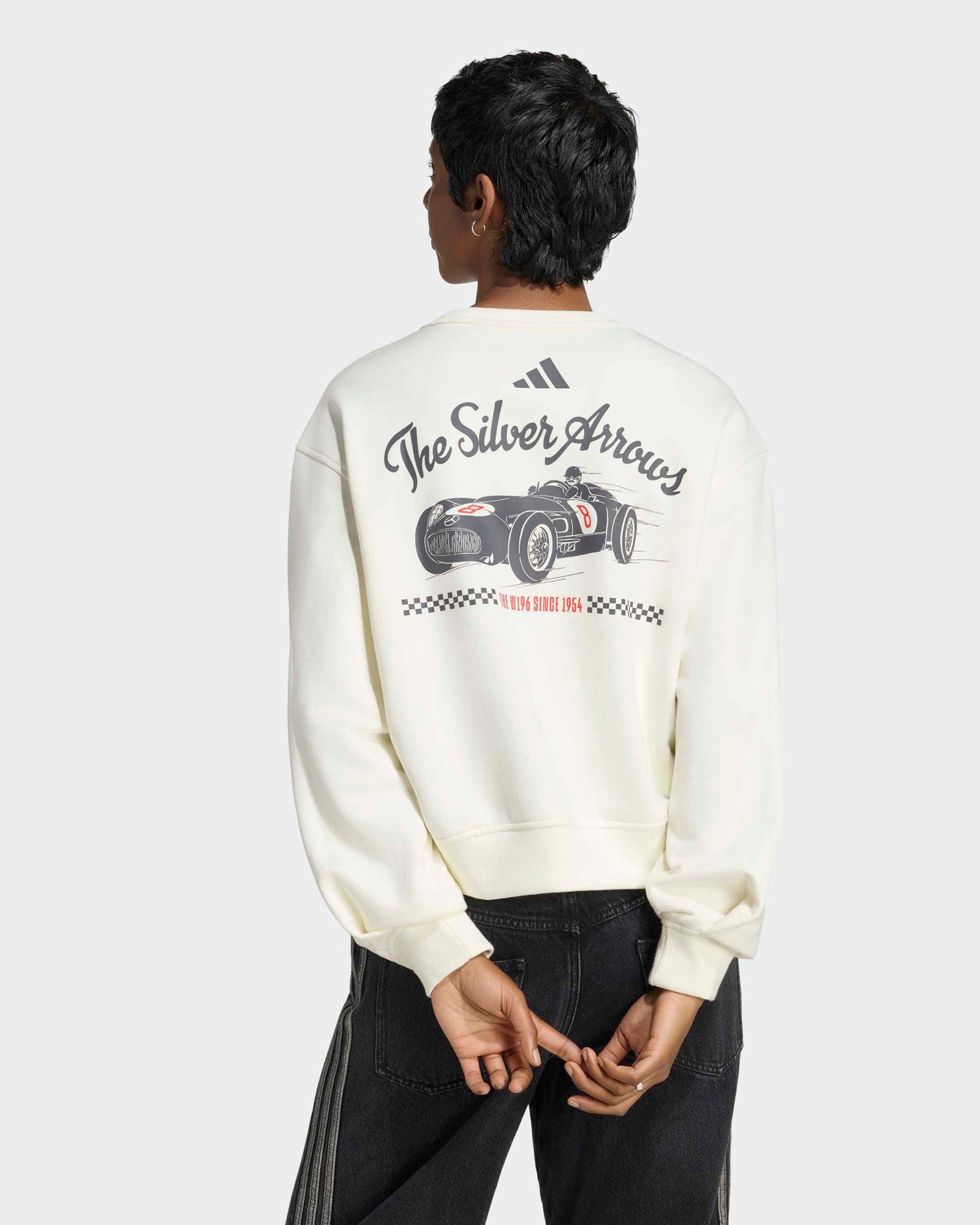 Womens Silver Arrows 1955 Sweat Top Off White