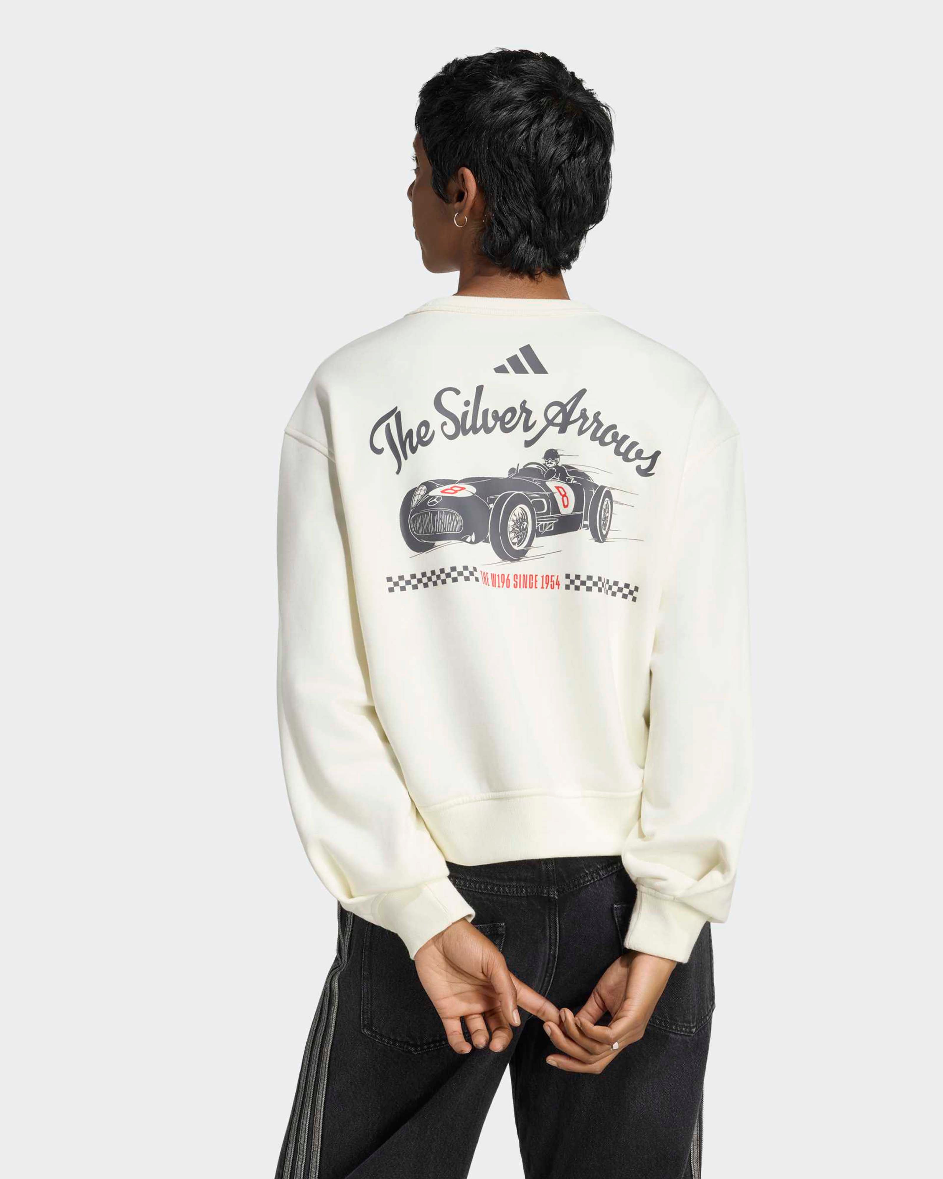Womens Silver Arrows 1955 Sweat Top Off White