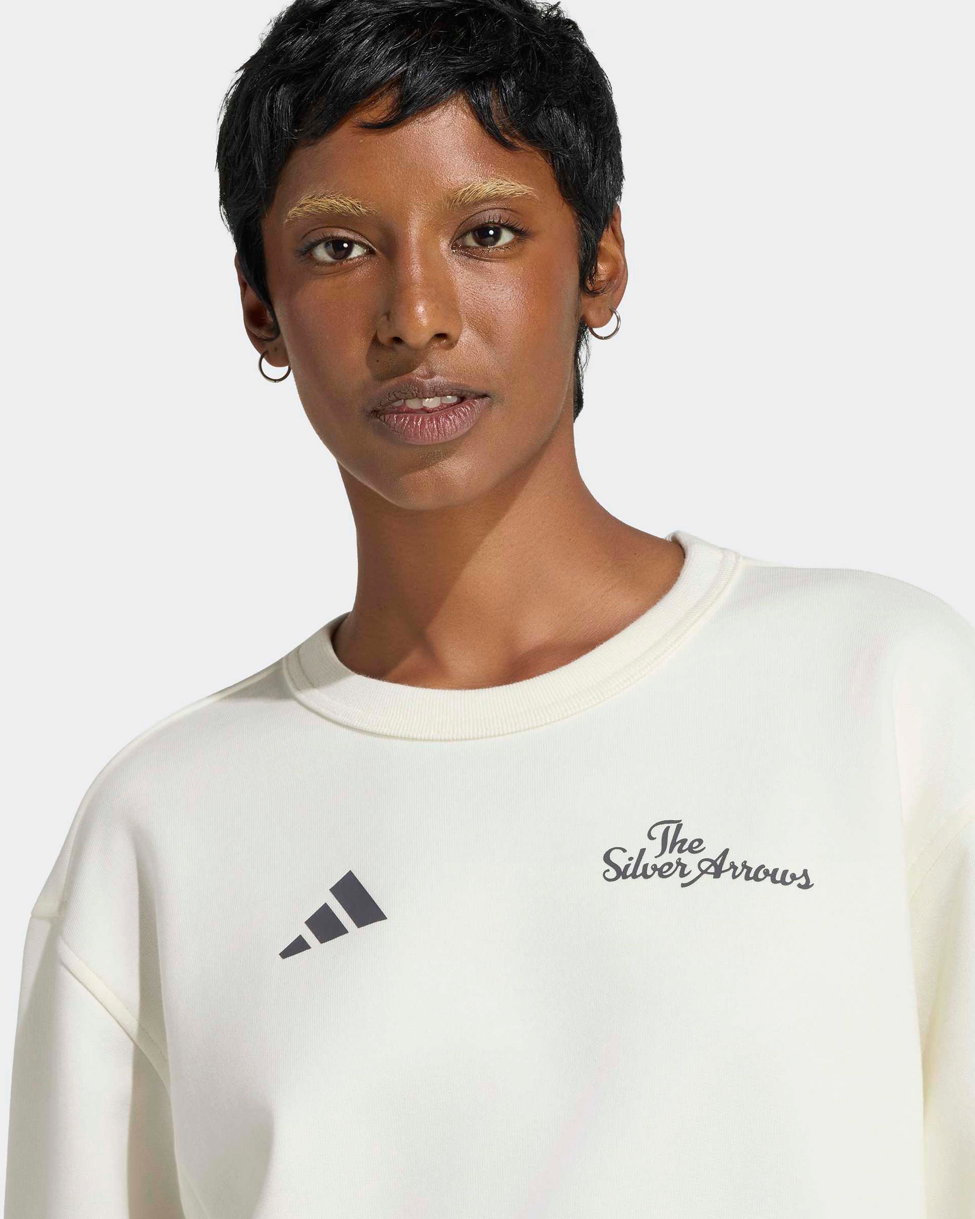 Womens Silver Arrows 1955 Sweat Top Off White
