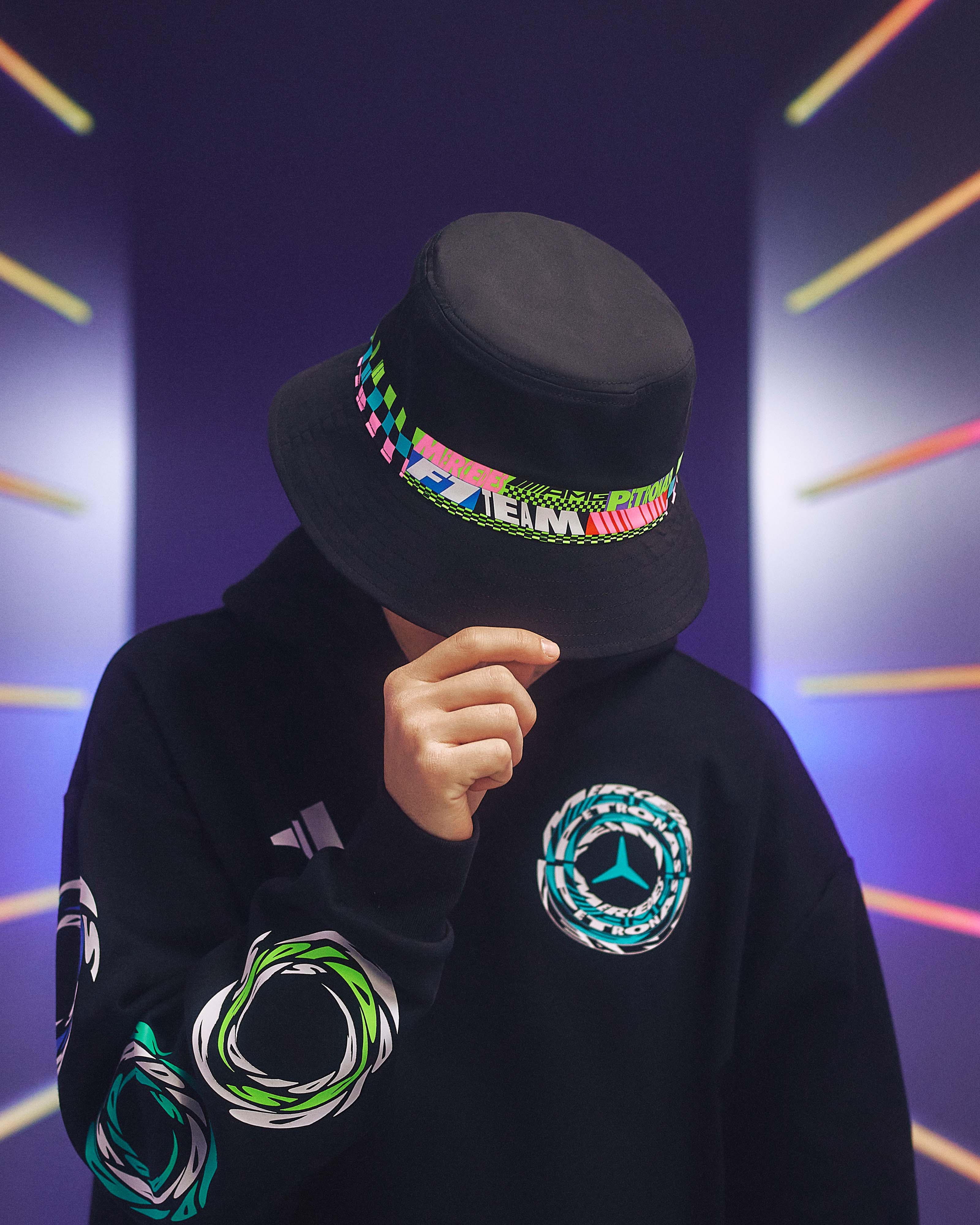 Lights On Bucket Hat Black