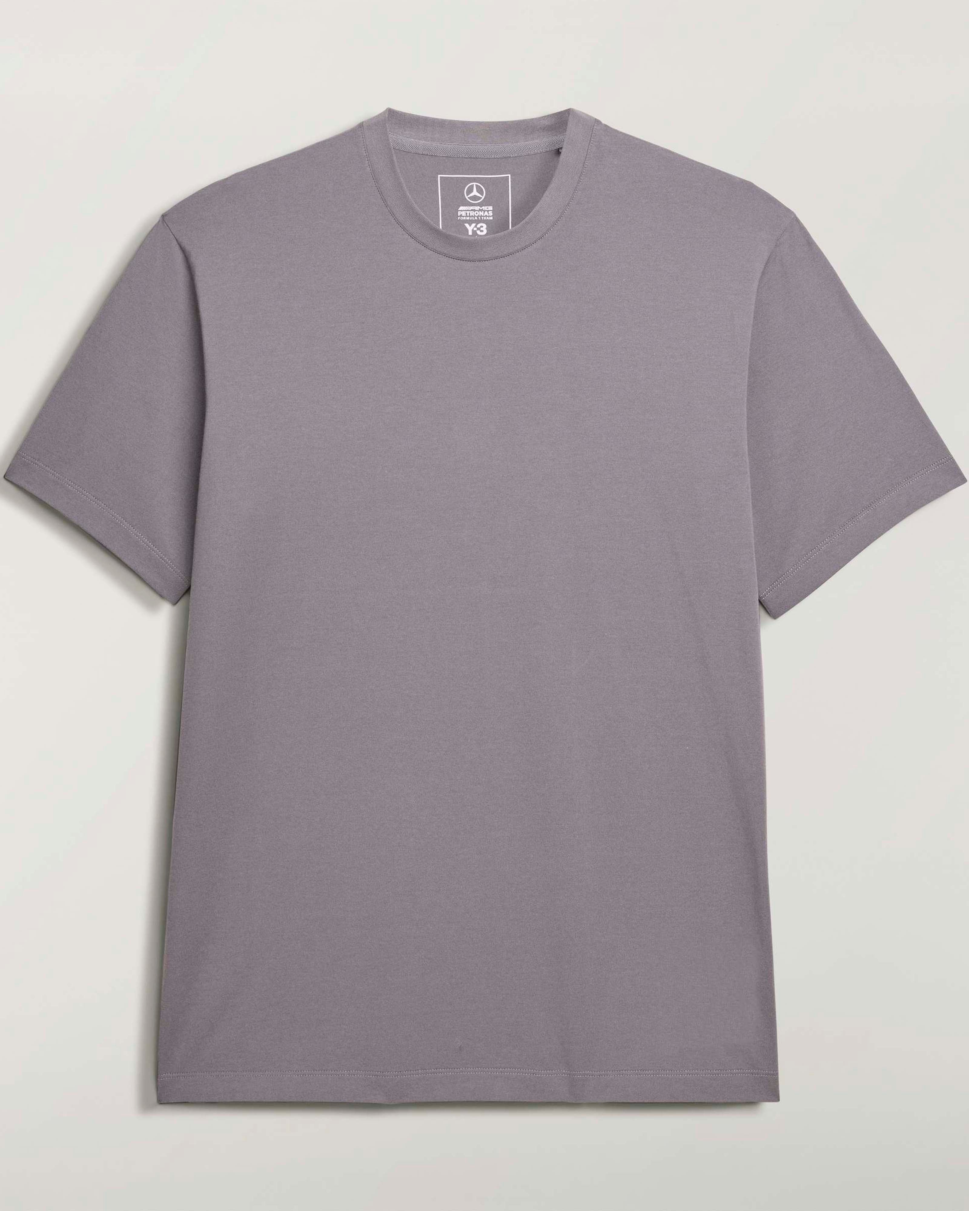 Y-3 Logo Short-Sleeve T-shirt Grey