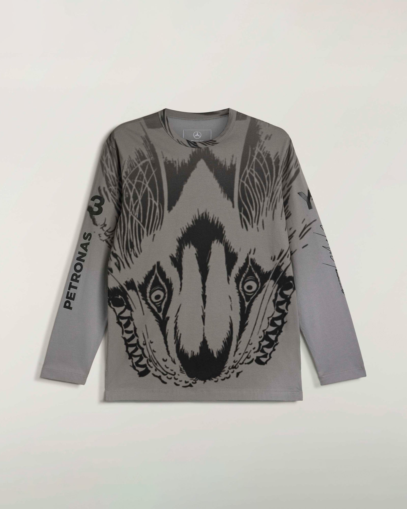 Y-3 Wolf Long-Sleeve T-shirt Black