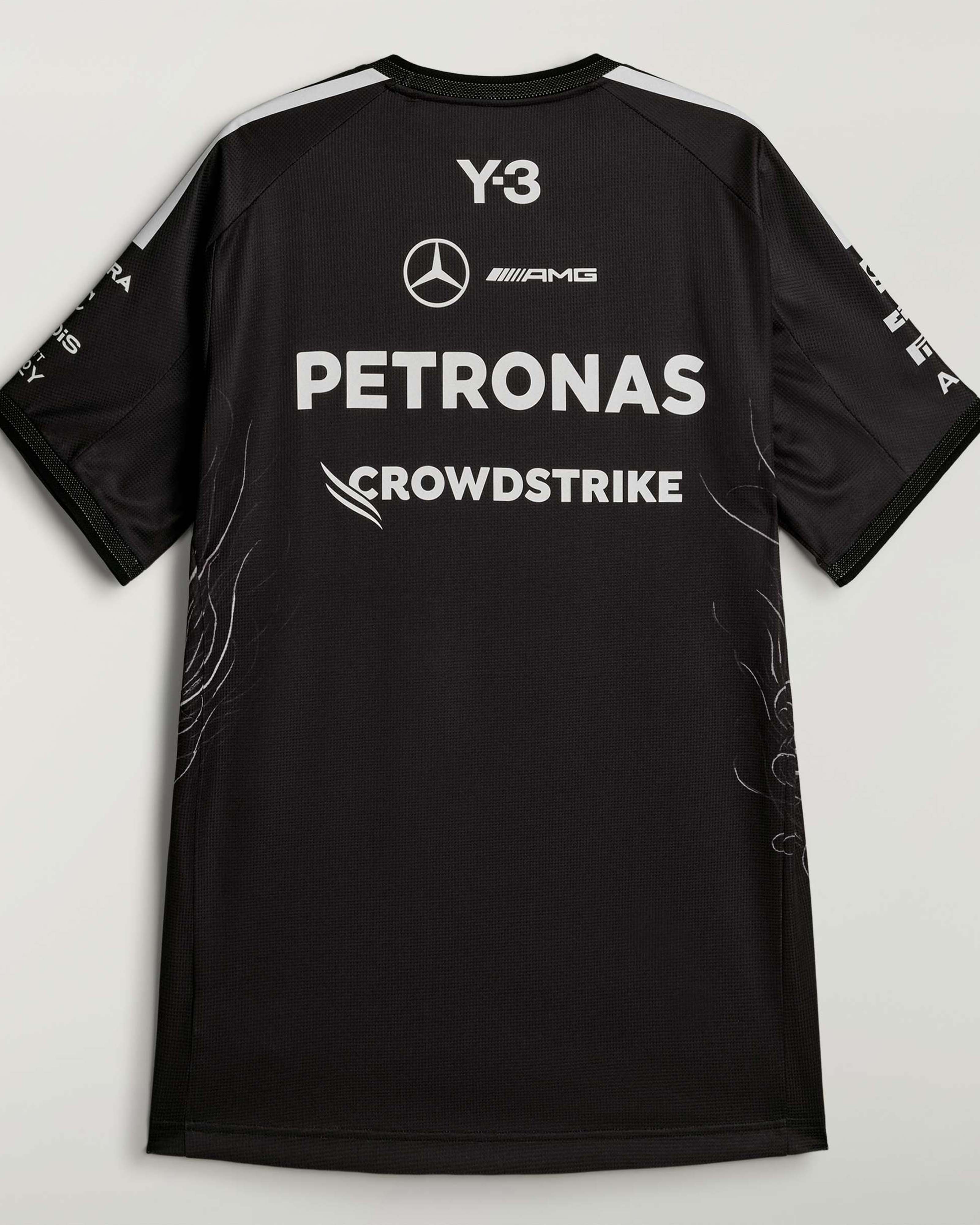 Mercedes-AMG PETRONAS F1 Team Y-3 Driver Tee - Black | Official