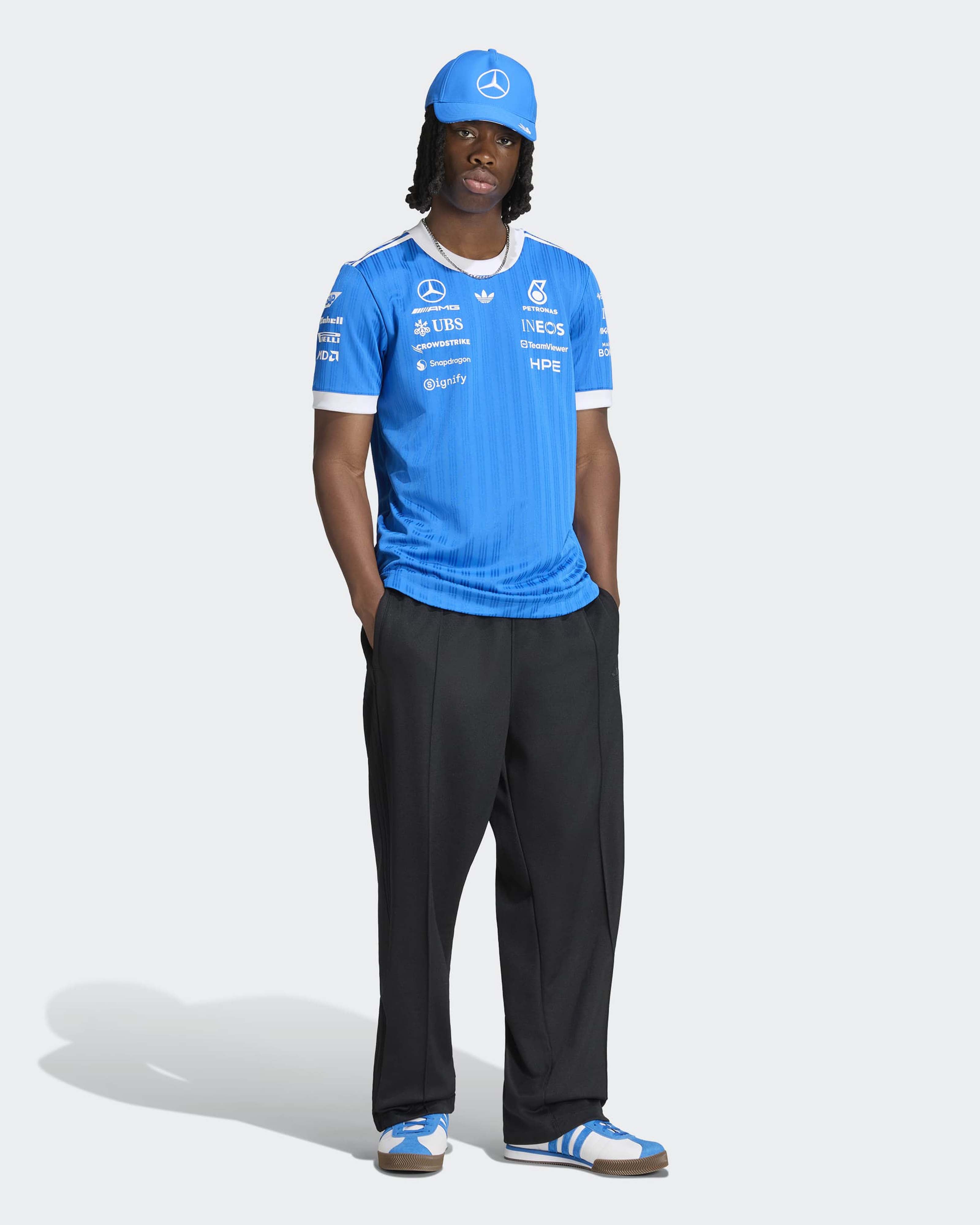 Mercedes-AMG PETRONAS F1 Team Men's Blue Wonder Authentic Driver