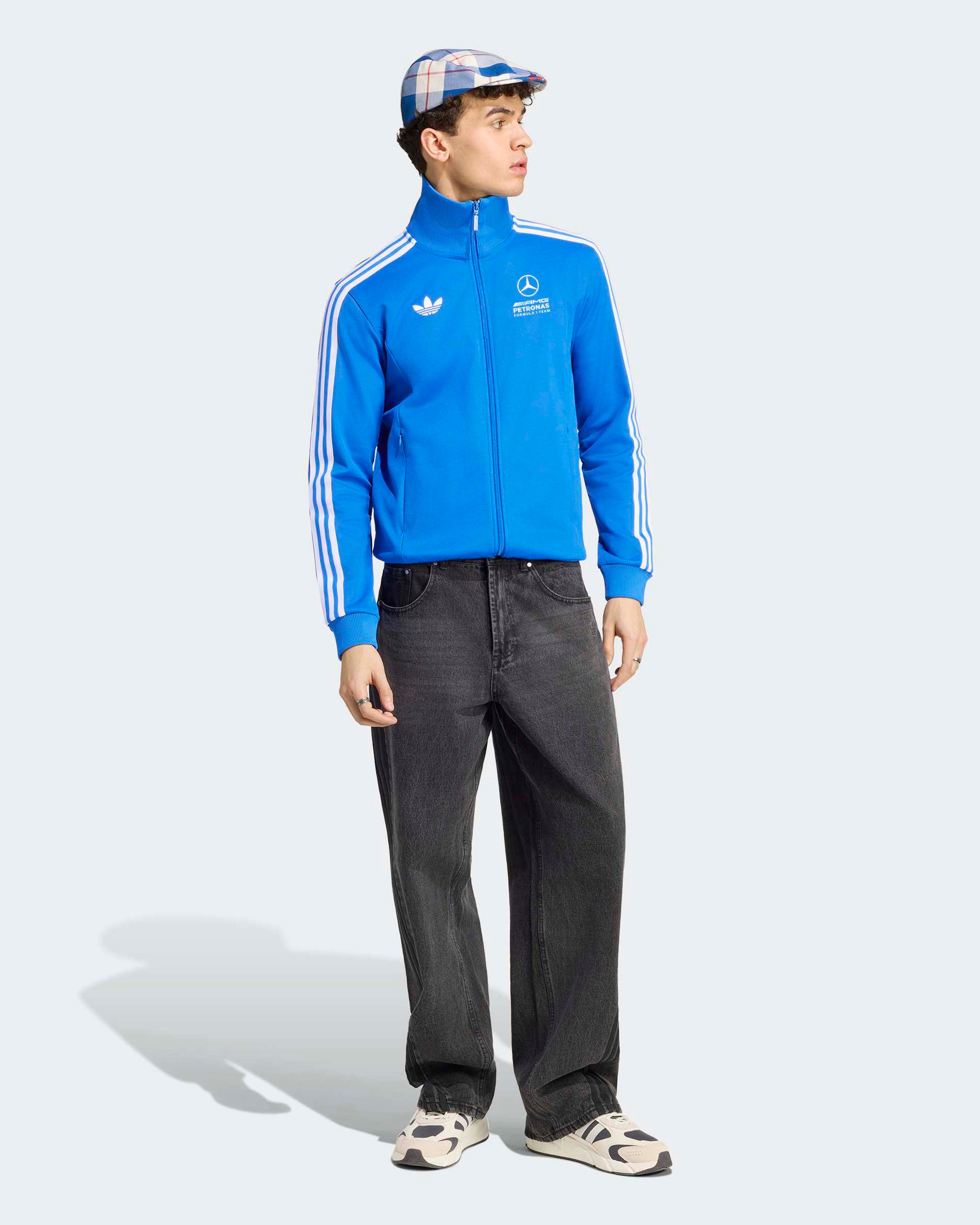Mercedes-AMG PETRONAS F1 Team Men's Blue Wonder Track Top - Blue