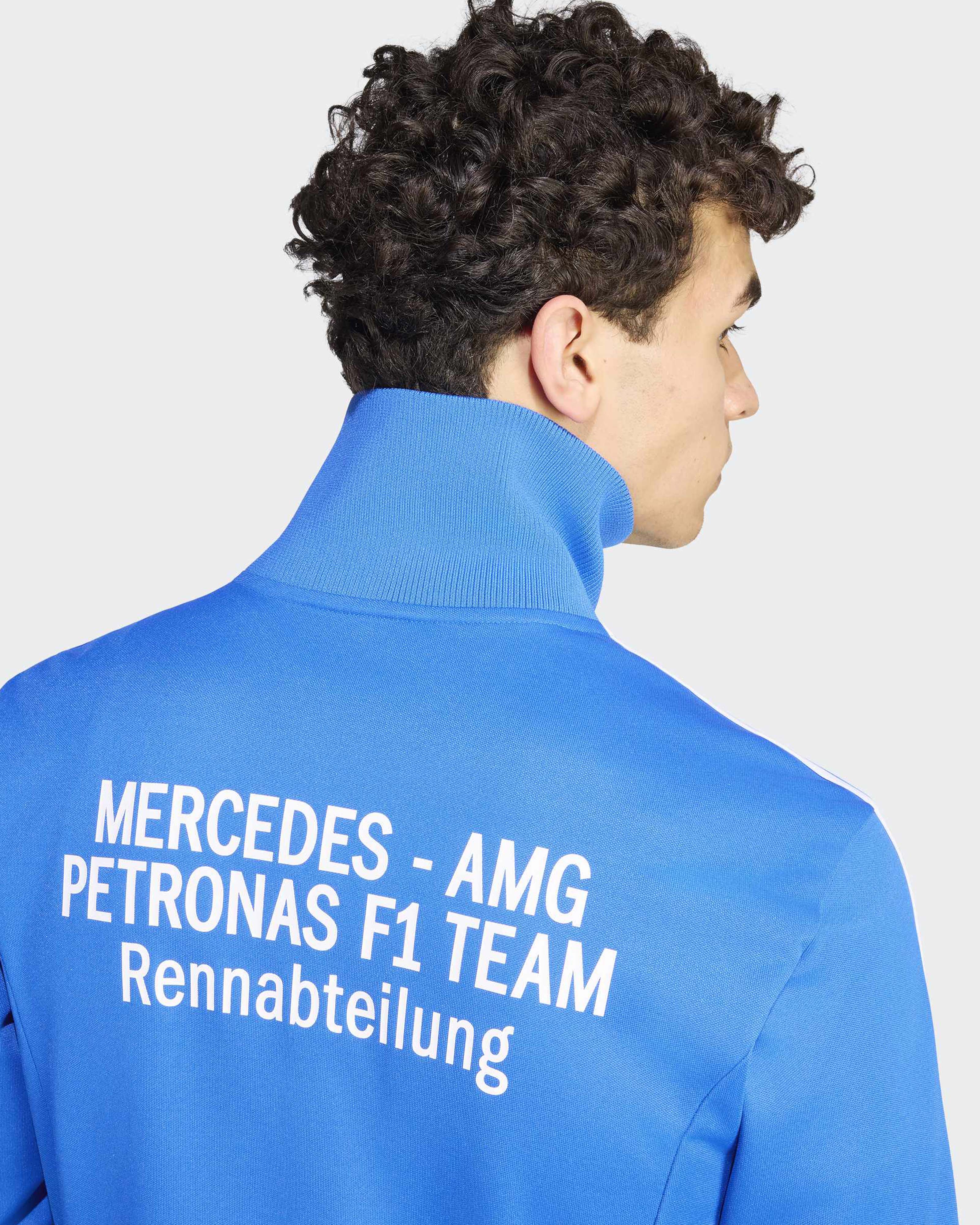 Mercedes-AMG PETRONAS F1 Team Men's Blue Wonder Track Top - Blue