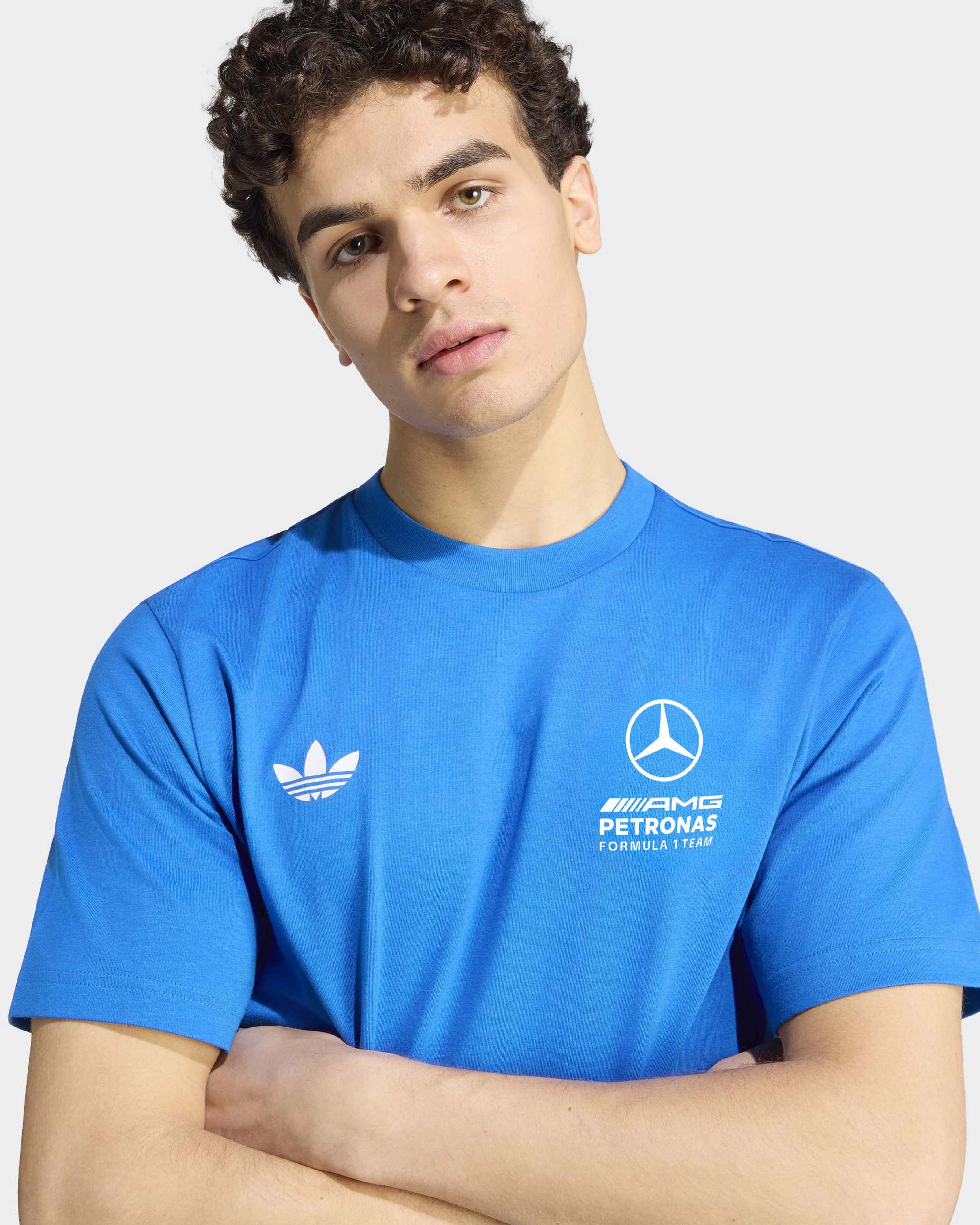 2026 Men's Blue Wonder T-shirt - Blue | Mercedes-AMG PETRONAS F1