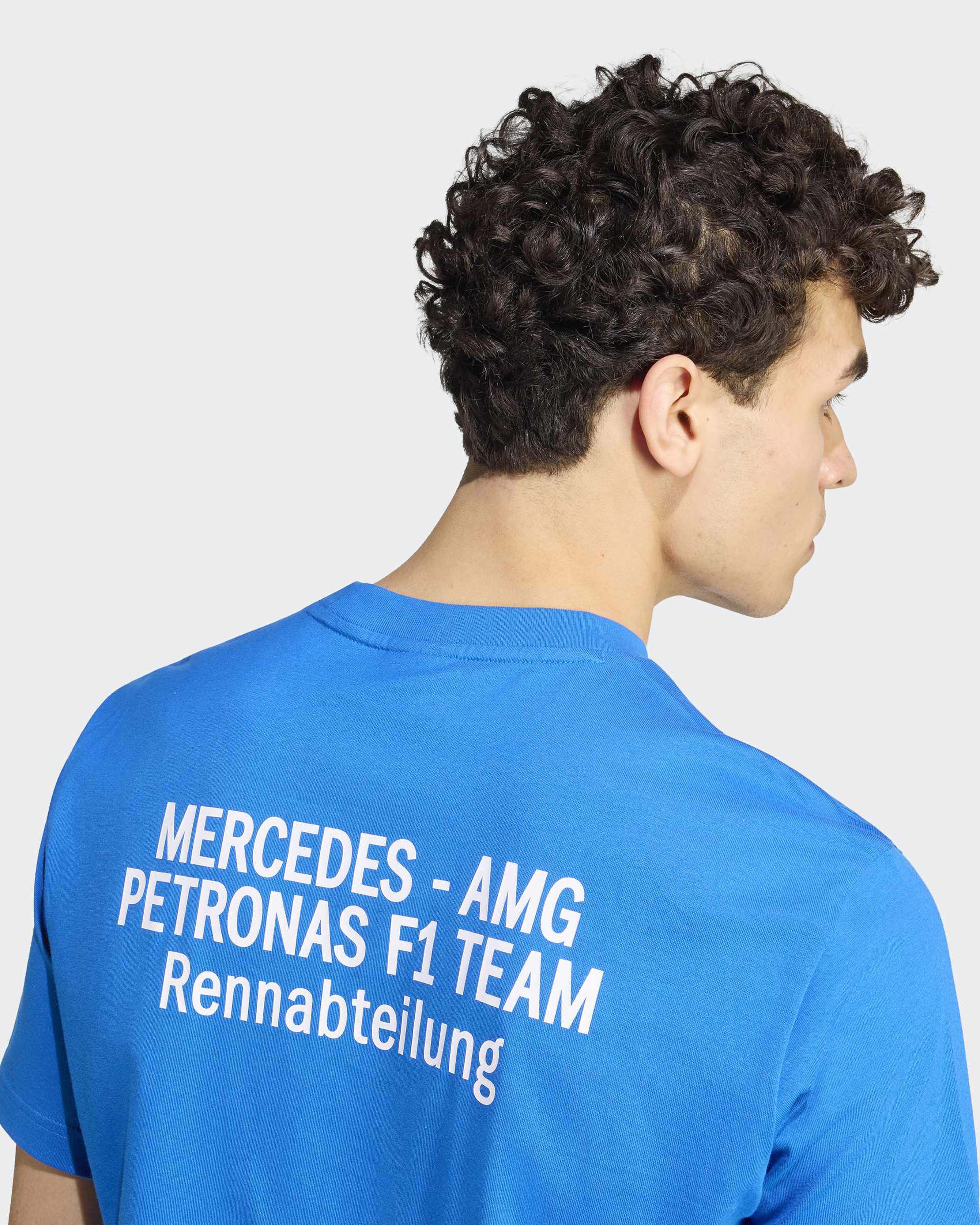 2026 Men's Blue Wonder T-shirt - Blue | Mercedes-AMG PETRONAS F1
