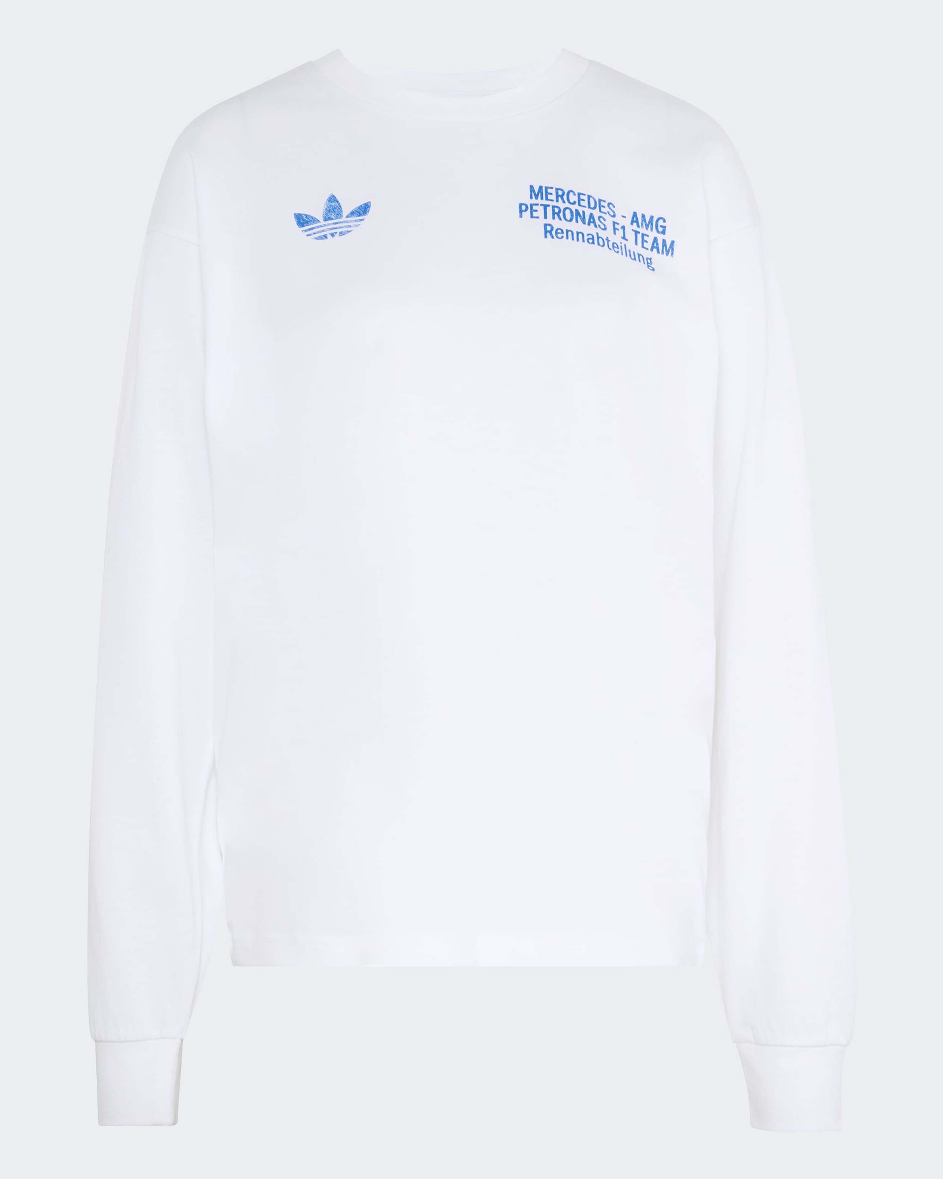 Men's Blue Wonder Long Sleeve Tee - White 2026 | Mercedes-AMG