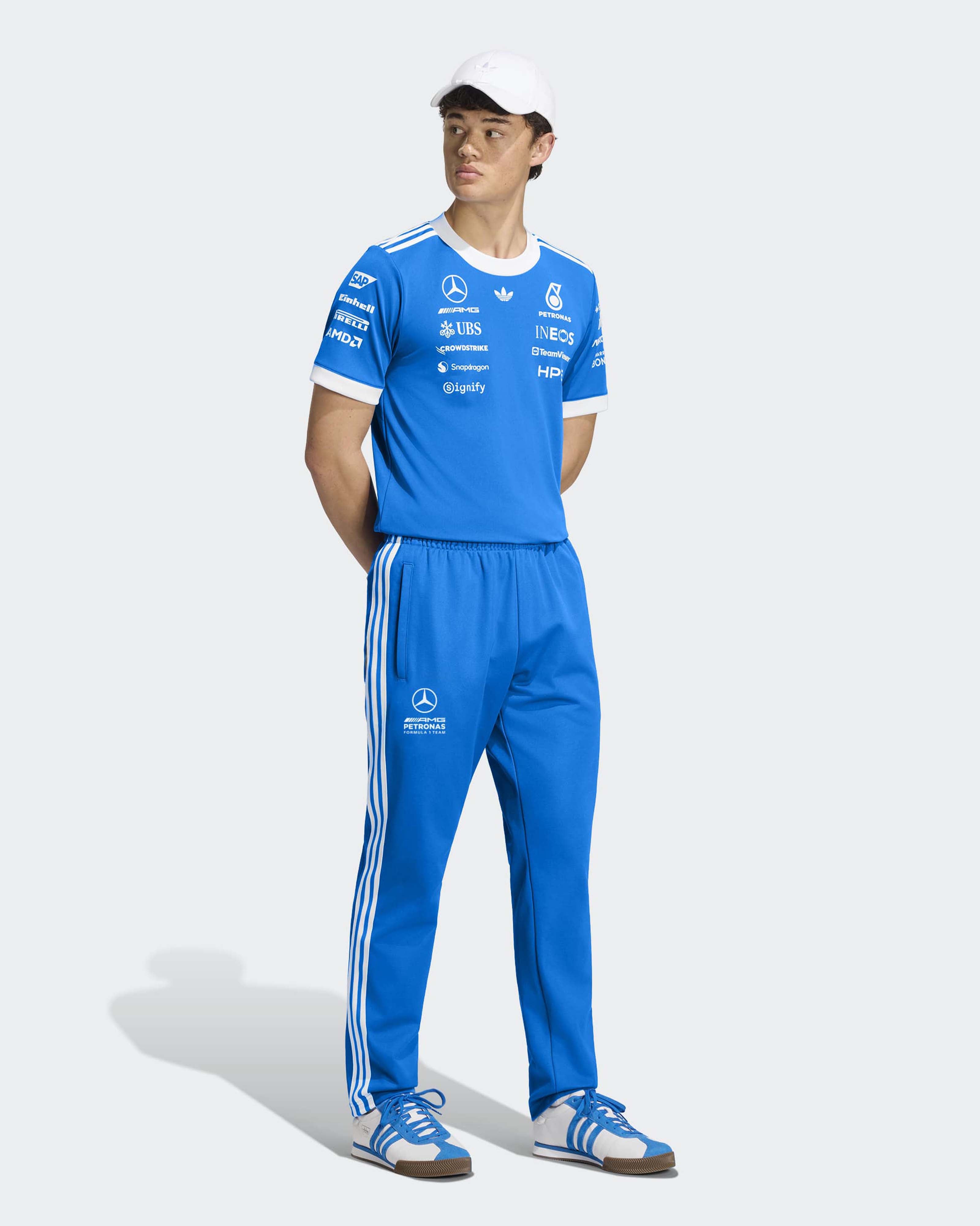 Mens Blue Wonder Track Pants Blue