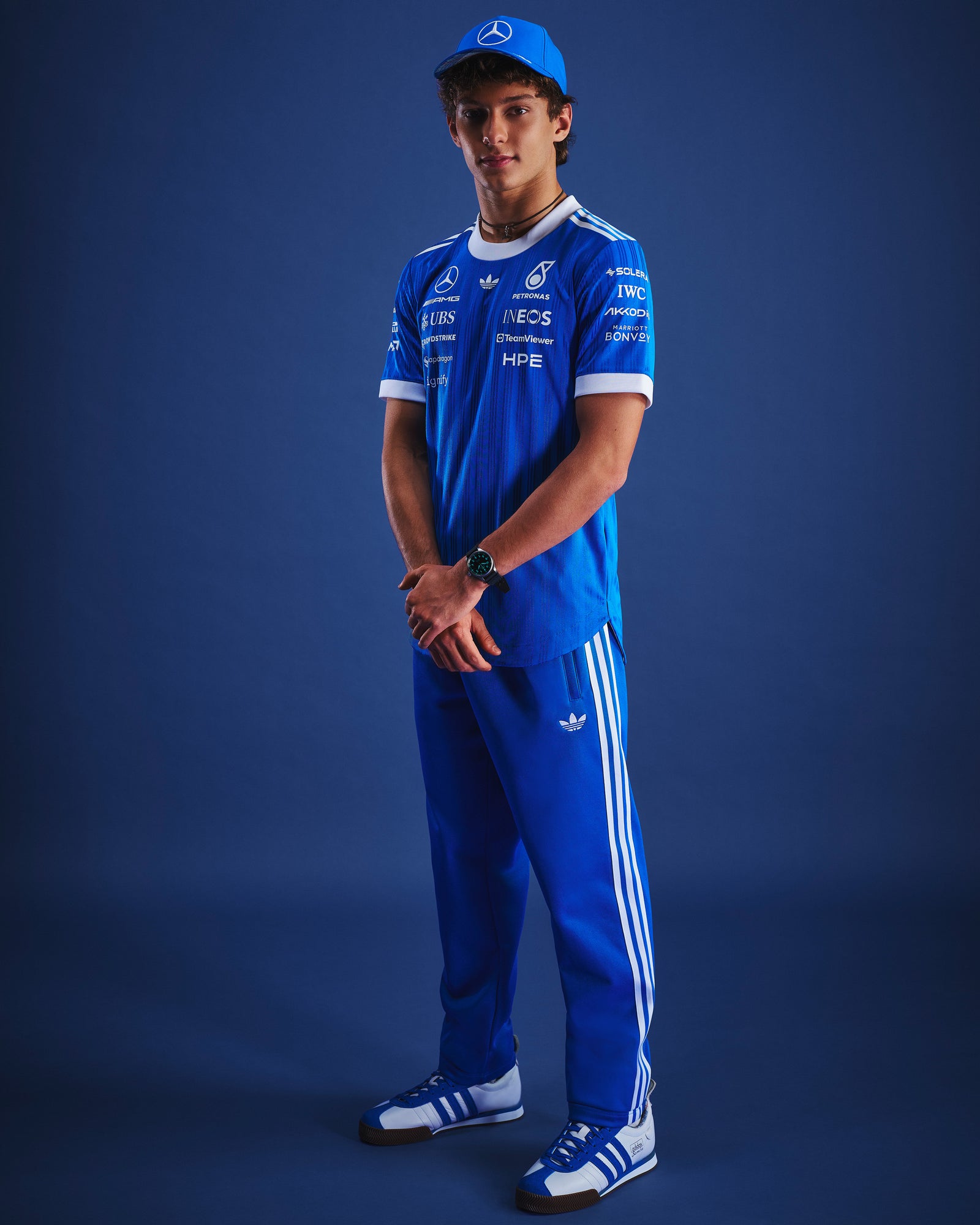 Mens Blue Wonder Track Pants Blue