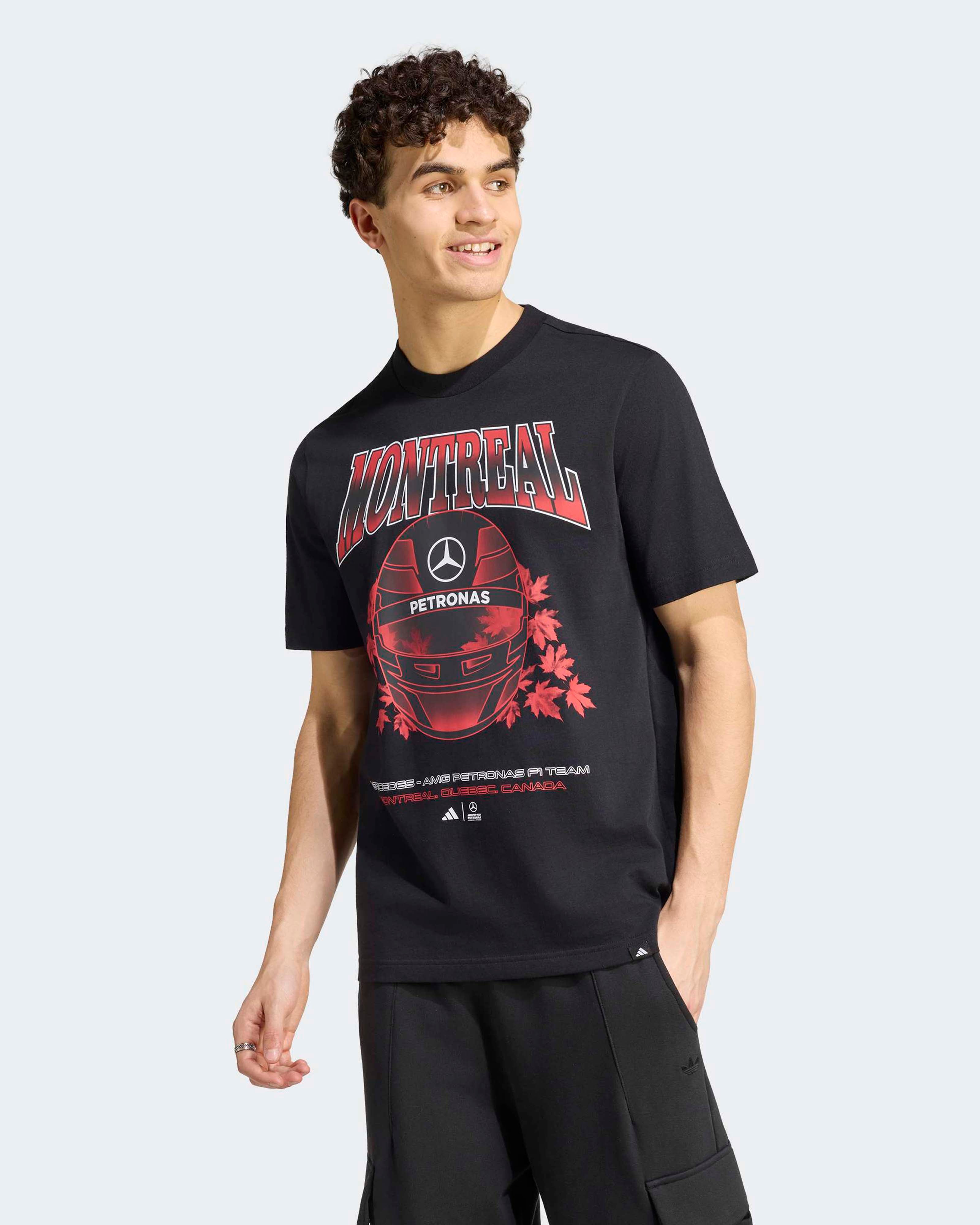 Mens Montreal Graphic T-shirt Black