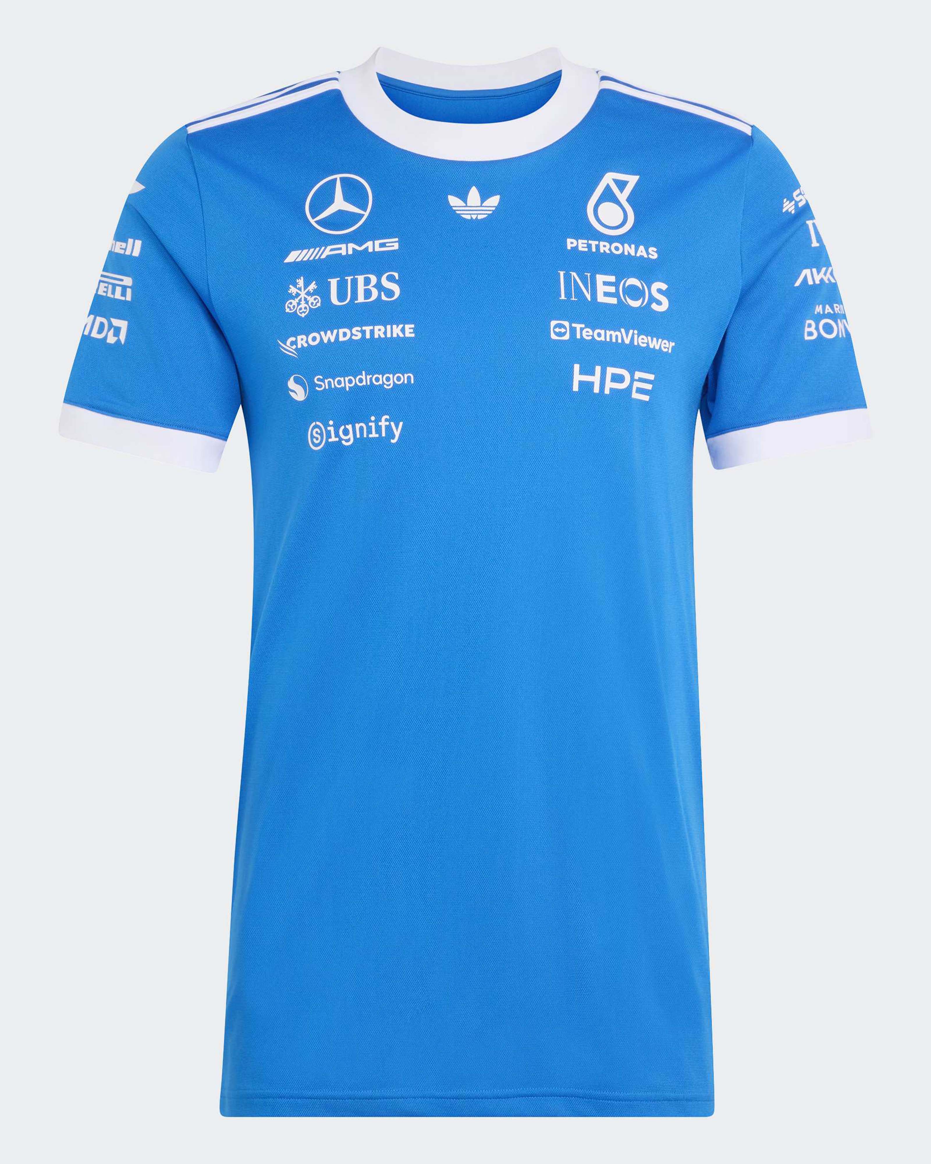 2026 Men's Blue Wonder Driver Tee - Blue | Mercedes-AMG PETRONAS