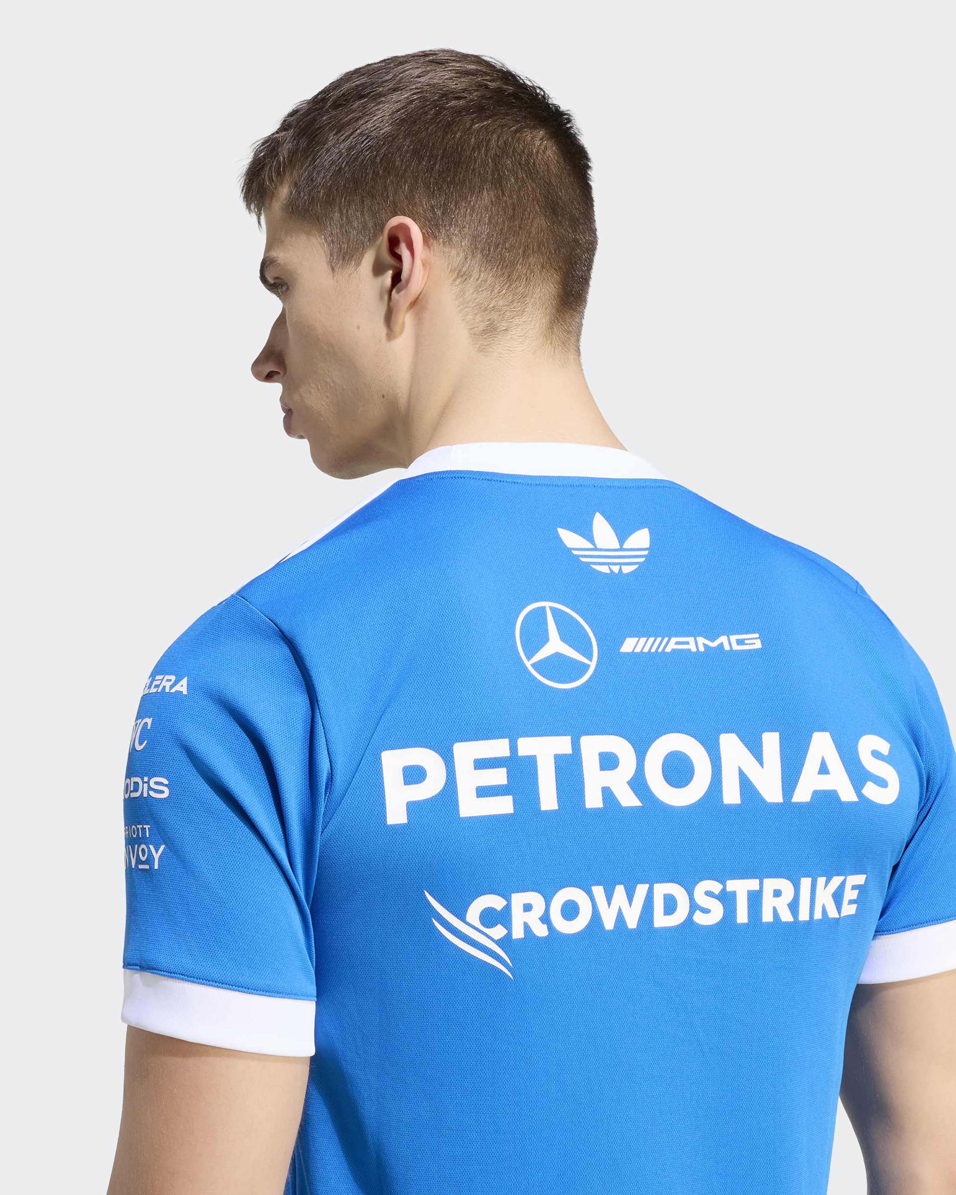 2026 Men's Blue Wonder Driver Tee - Blue | Mercedes-AMG PETRONAS
