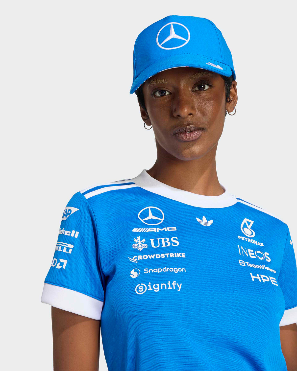 Womens 2026 Blue Wonder Team Driver Tee Blue