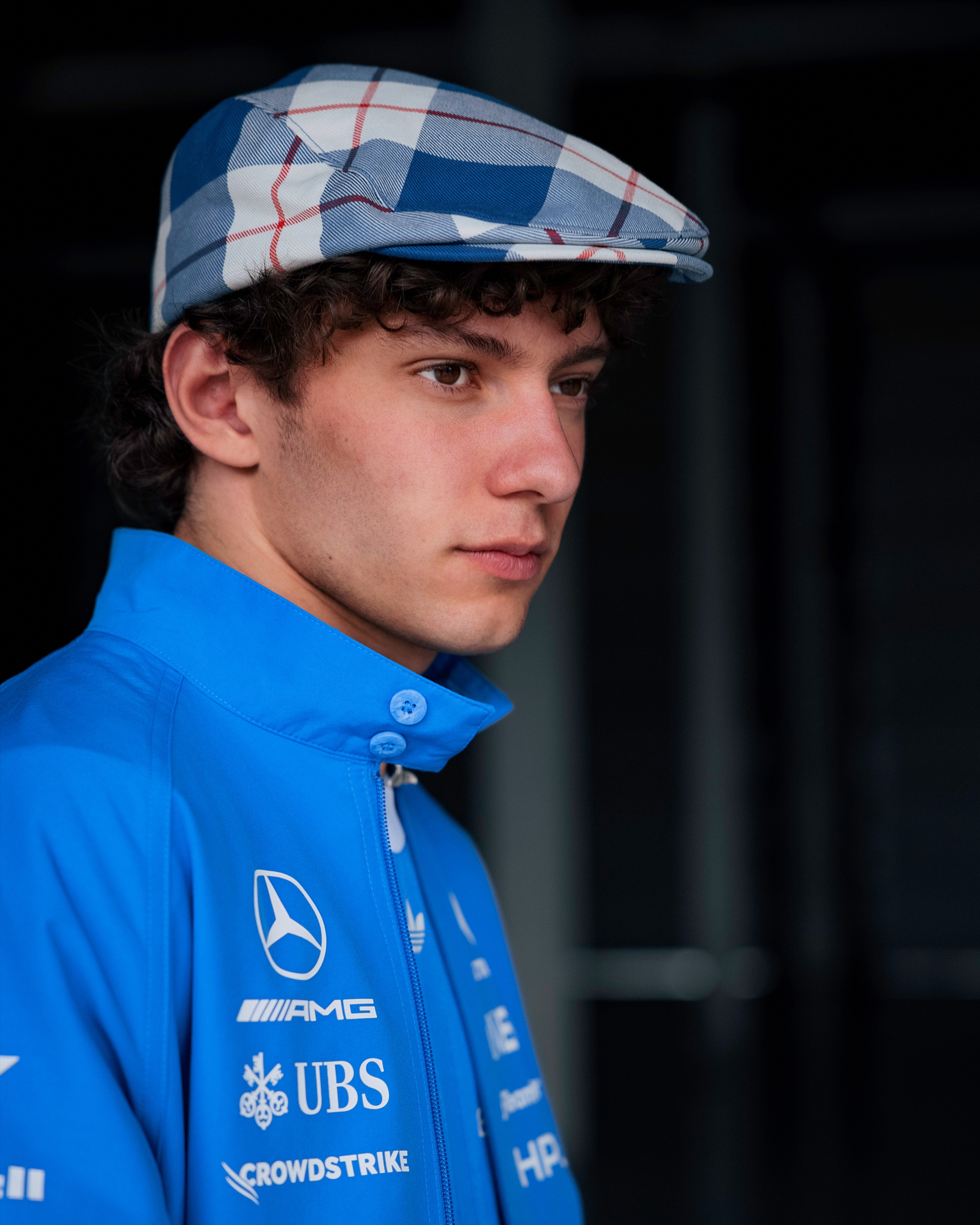 Blue Wonder Flat Cap Blue