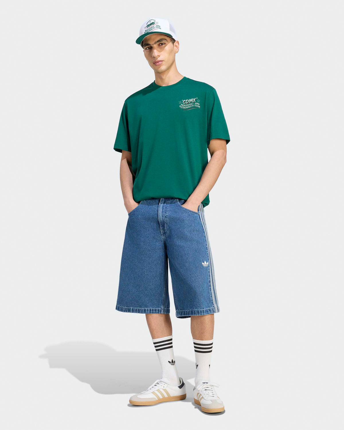 Mens Mexico City T-shirt Green