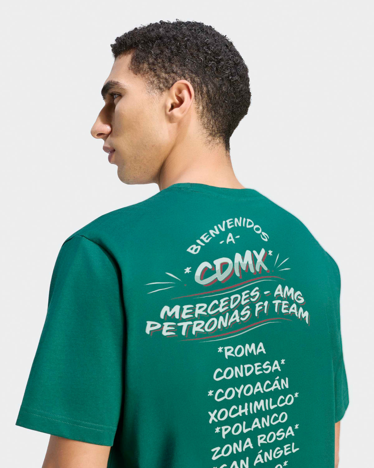 Mens Mexico City T-shirt Green
