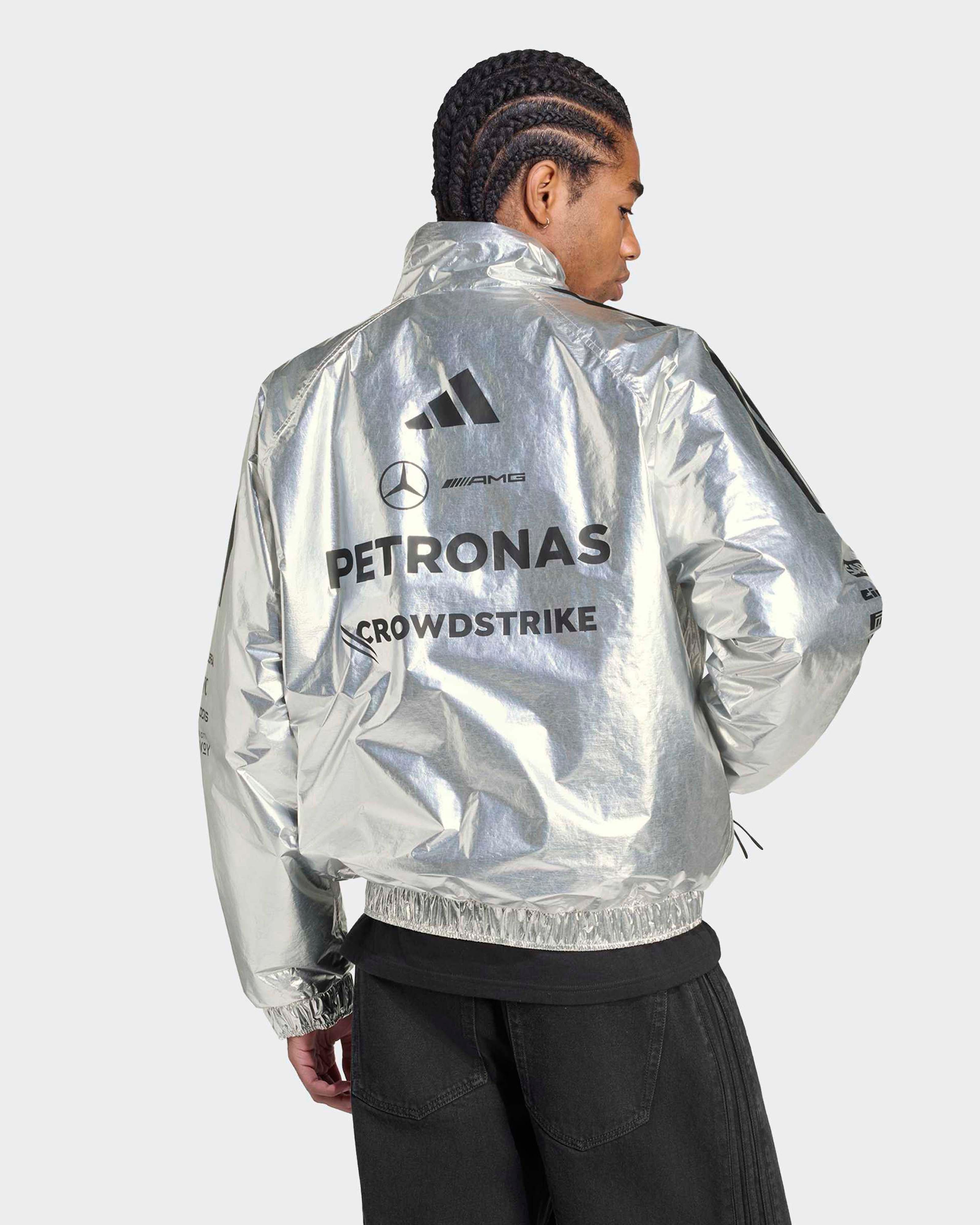 2026 Unisex Pro Jacket - Silver | Mercedes-AMG PETRONAS F1 Team